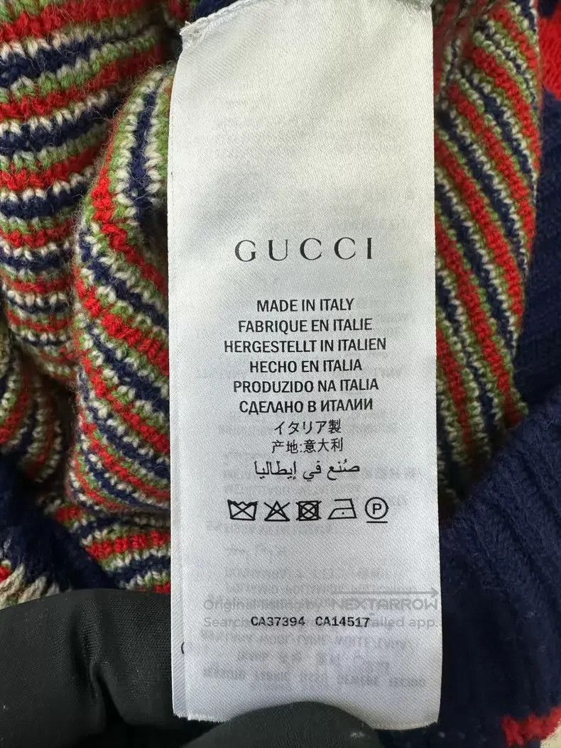 Gucci Gucci Color-matched red and green full-print logo wool kni Size M / US 6-8 / IT 42-44 - 4 Thumbnail