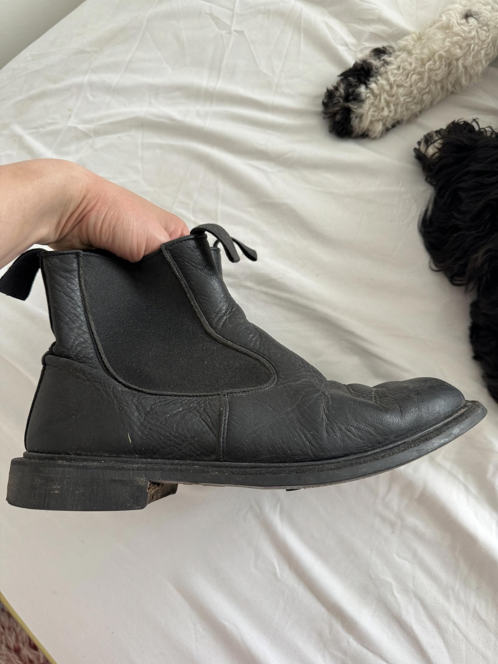 Tricker's Tricker's Deer Skin Chelsea Boots - UK 7 - Black Size US 9 / IT 39 - 3 Thumbnail