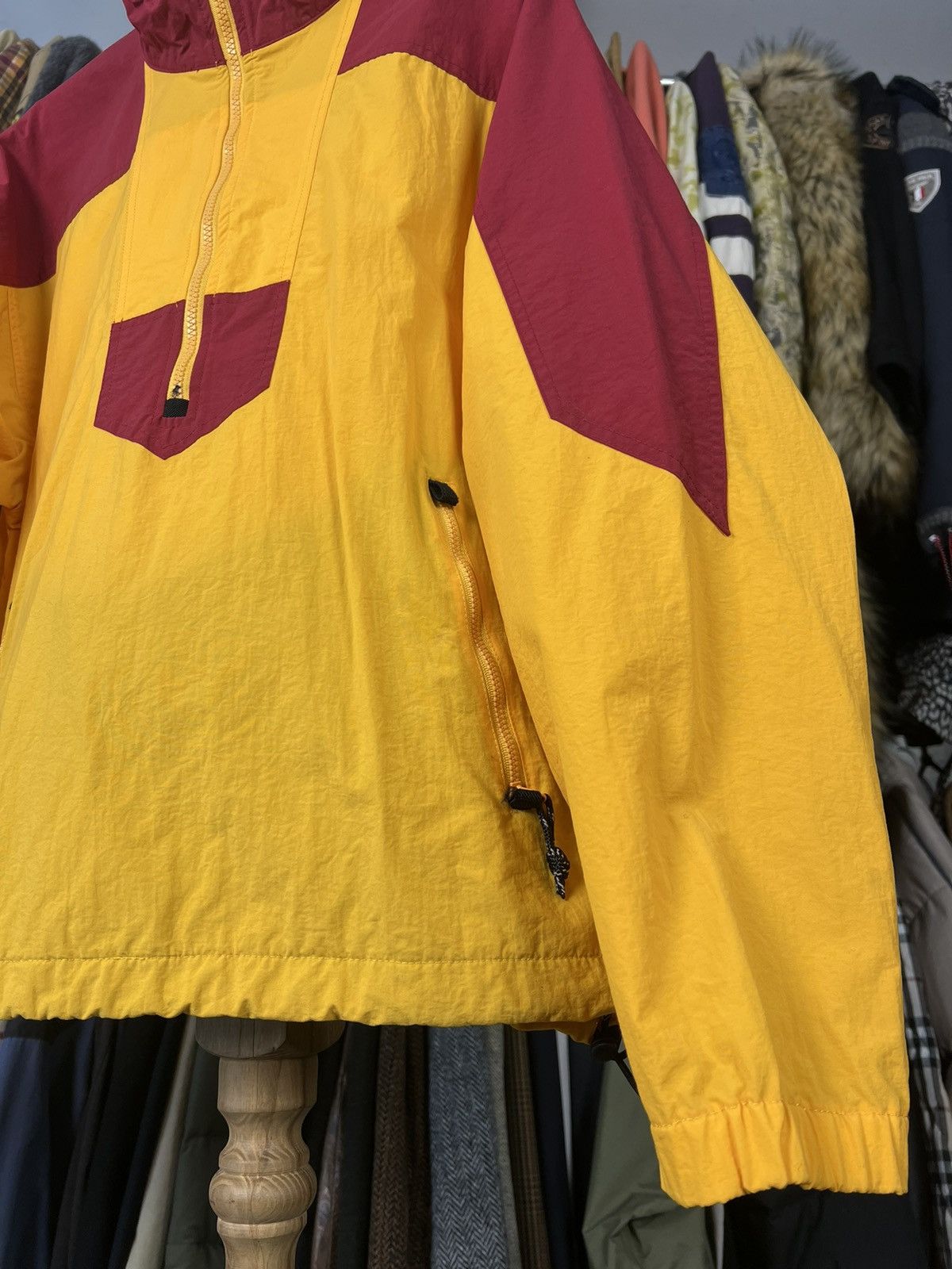 Woolrich Woolen Mills Woolrich Vintage 1/2 Zip Yellow Jacket Size M - L Size US L / EU 52-54 / 3 - 2 Thumbnail