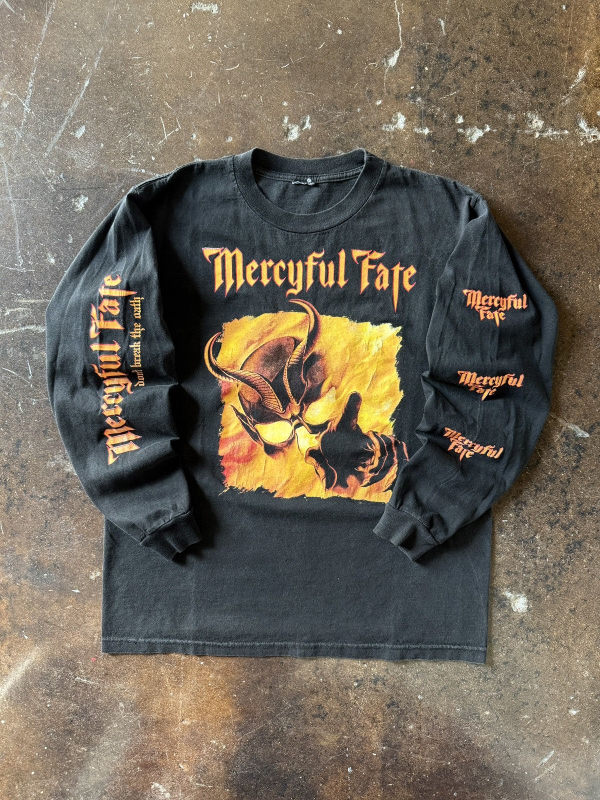 Vintage vintage 90s rare crazy mercyful fate grunge metal longsleeve Size US L / EU 52-54 / 3 - 1 Thumbnail