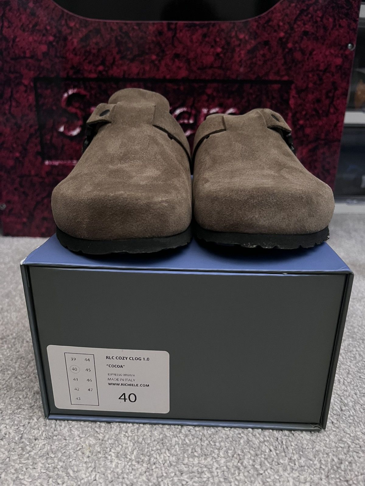 Richie Le Collection Richie Le Collection x Collegium Cozy Clog Brown Size US 7.5 / EU 40-41 - 2 Thumbnail