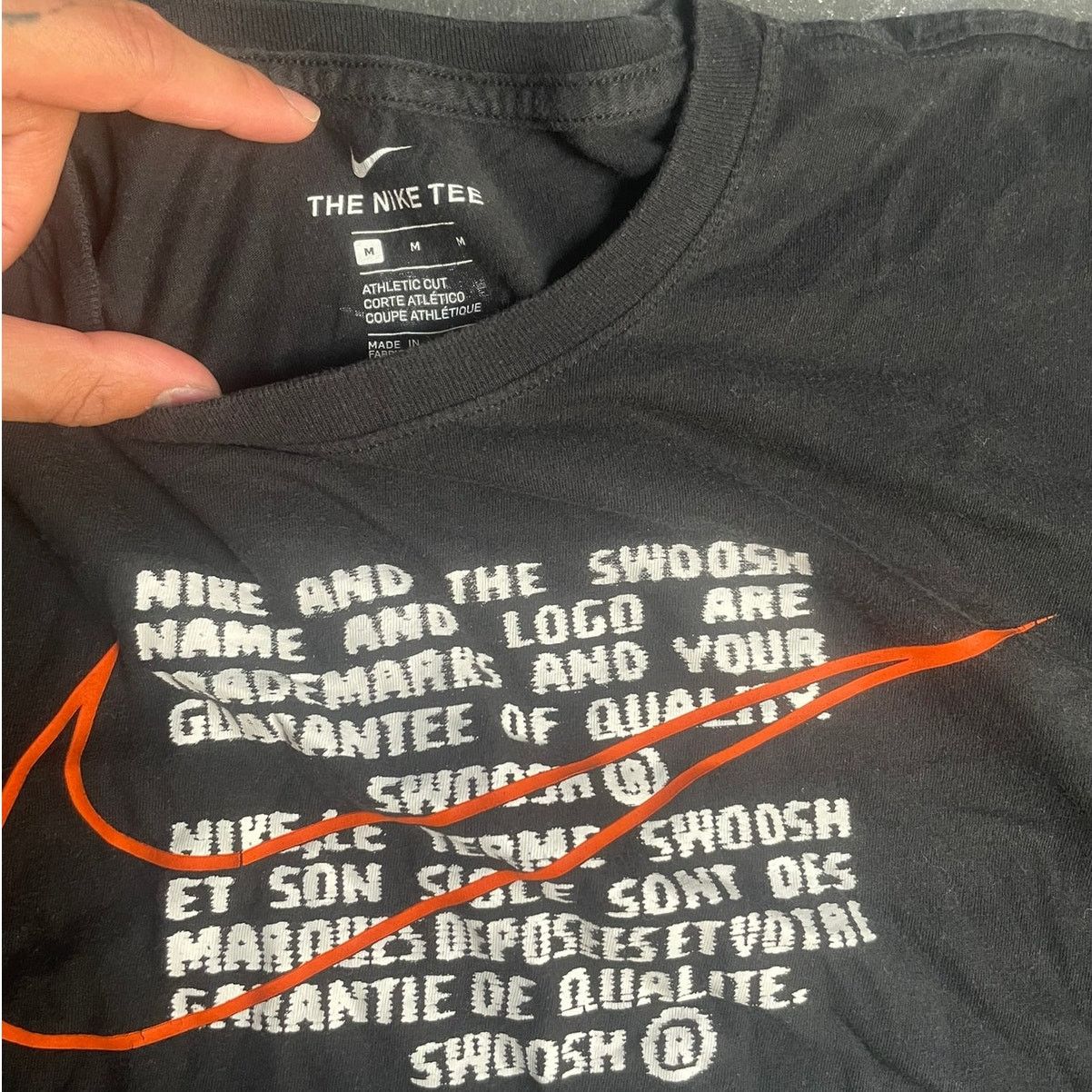 Nike Nike Off White Tshirt Size Medium Size US M / EU 48-50 / 2 - 2 Thumbnail