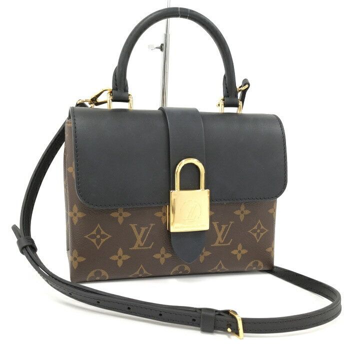 Louis Vuitton Monogram Locky BB Shoulder Bag Black