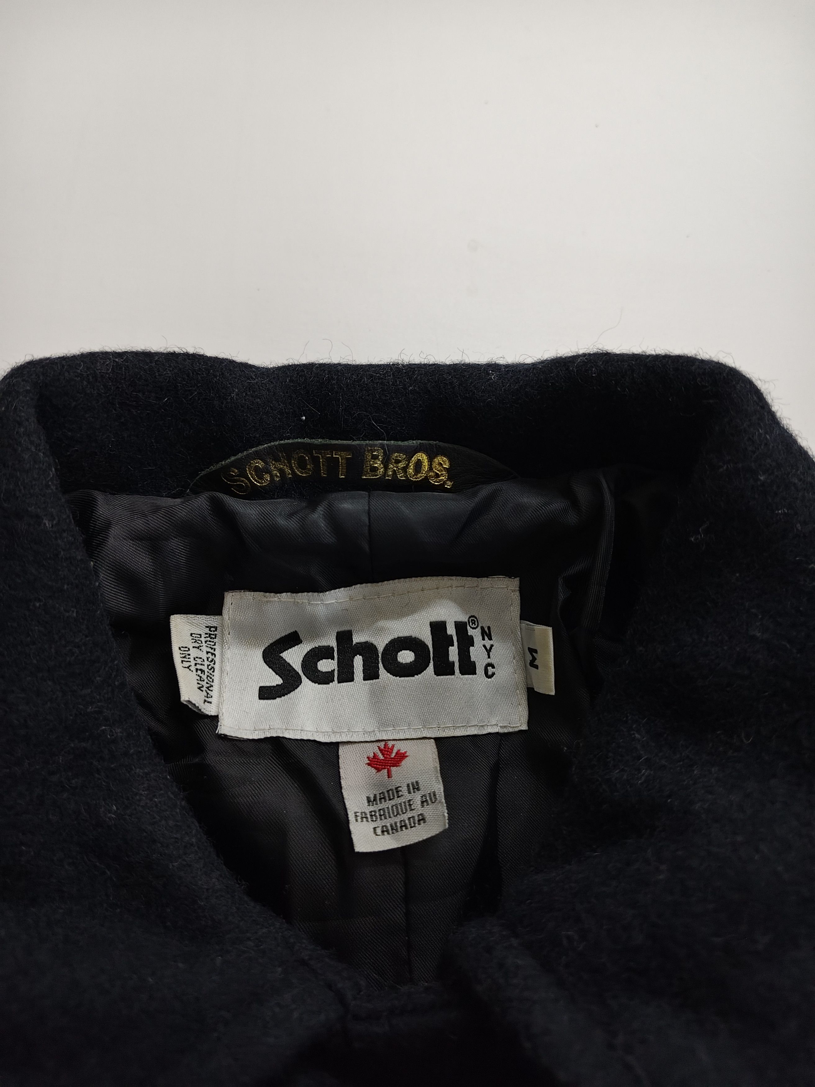 Schott Schott X Earth Music & Ecology Pea Coat #J1 Size S / US 4 / IT 40 - 4 Thumbnail