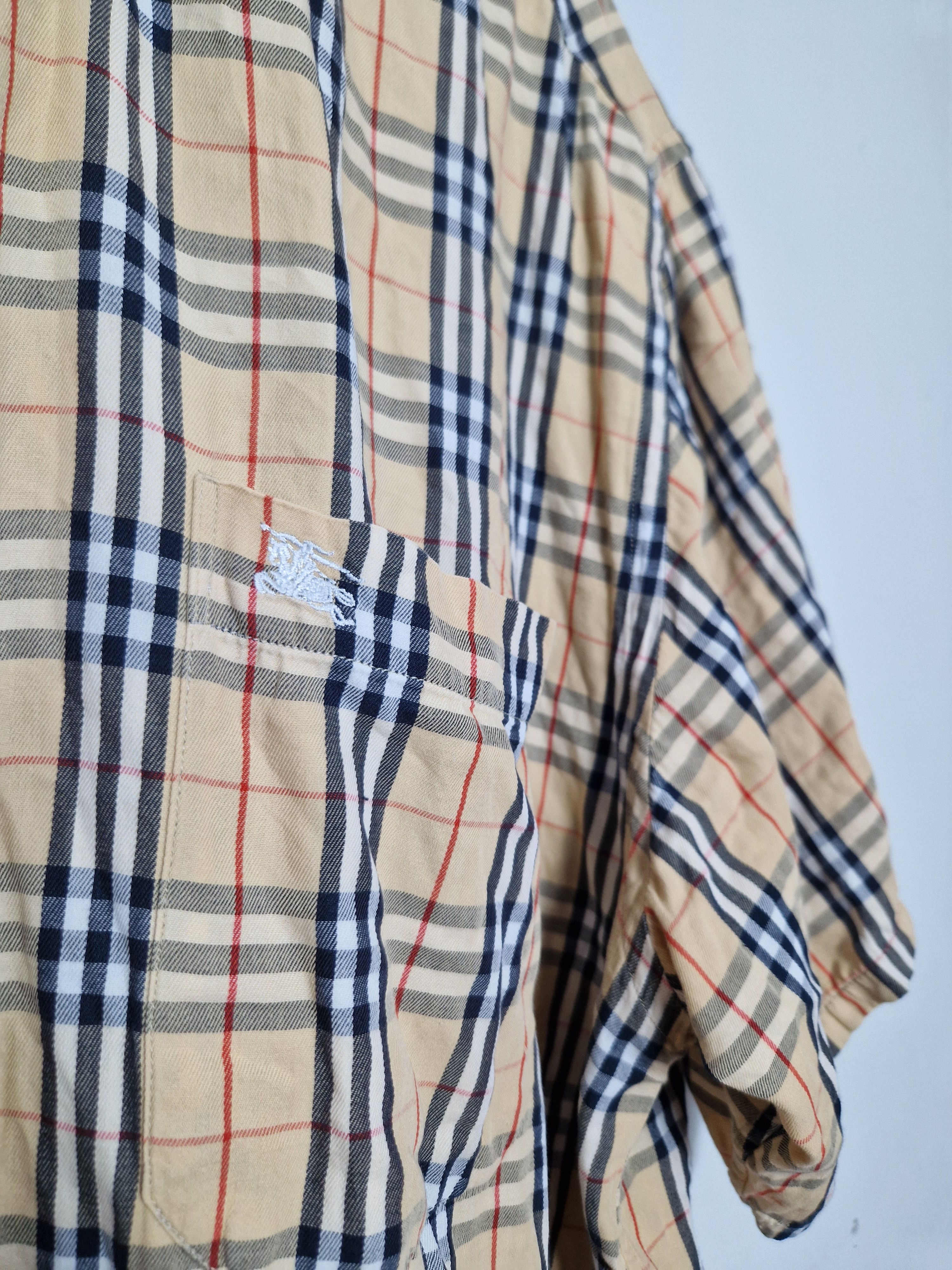 Burberry × Vintage Burberry vintage nova check shirt Size US XL / EU 56 / 4 - 8 Thumbnail