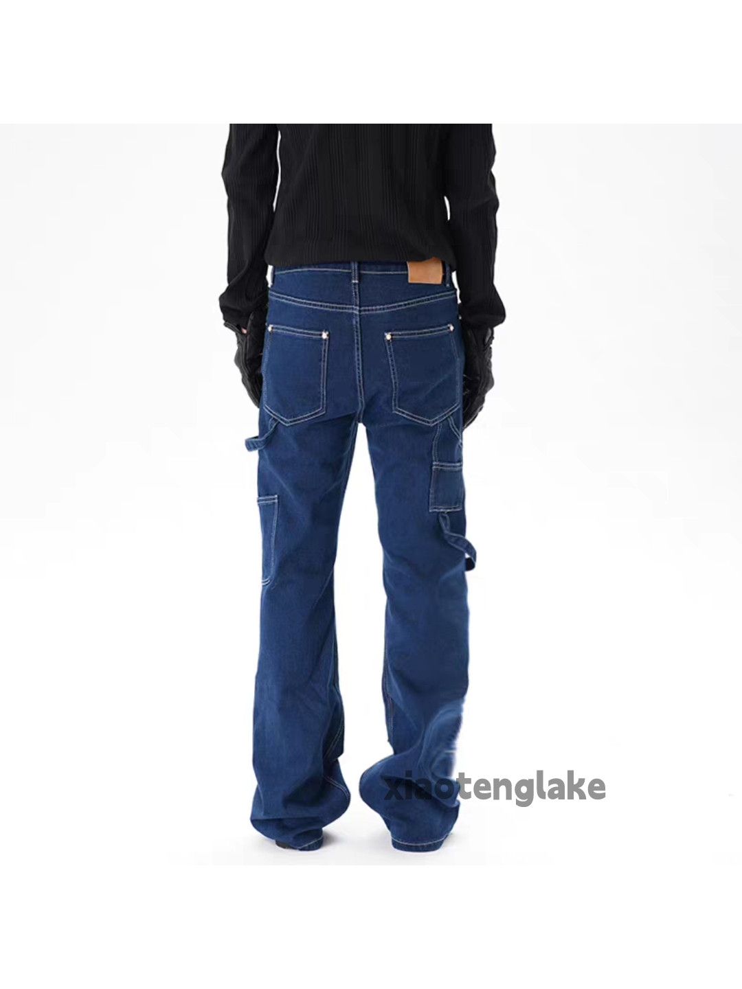 Jean zx Balenciaga alyx style punk grunge bootcut cargo jeans Size US 32 / EU 48 - 8 Thumbnail