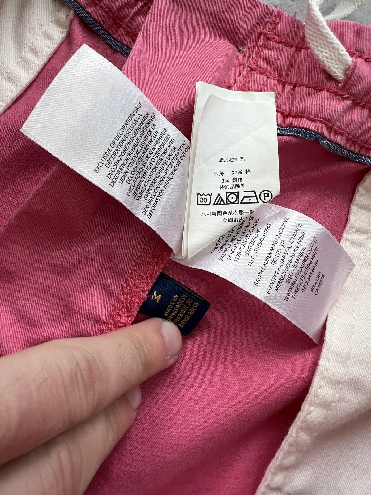Polo Ralph Lauren Pink casual Polo Laurent cotton shorts pants oldmoney Size US 32 / EU 48 - 7 Thumbnail