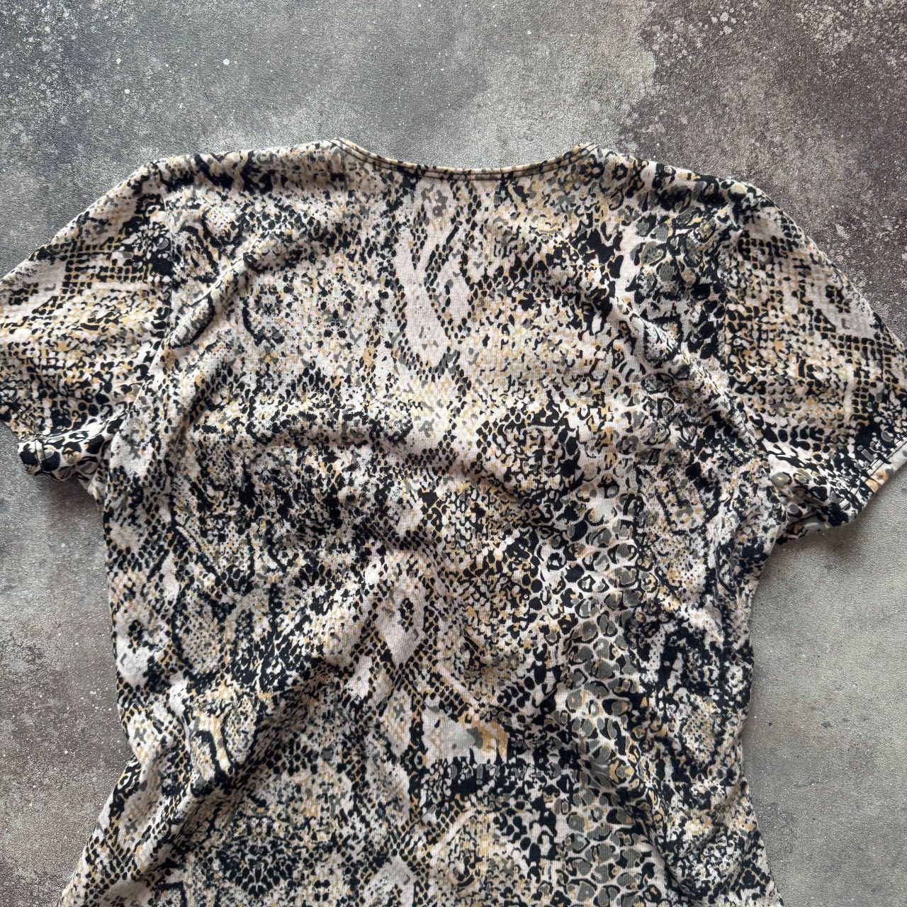 Hysteric Glamour Snake Skin Print Vintage Y2K Super Sexy Blouse Size L / US 10 / IT 46 - 8 Thumbnail