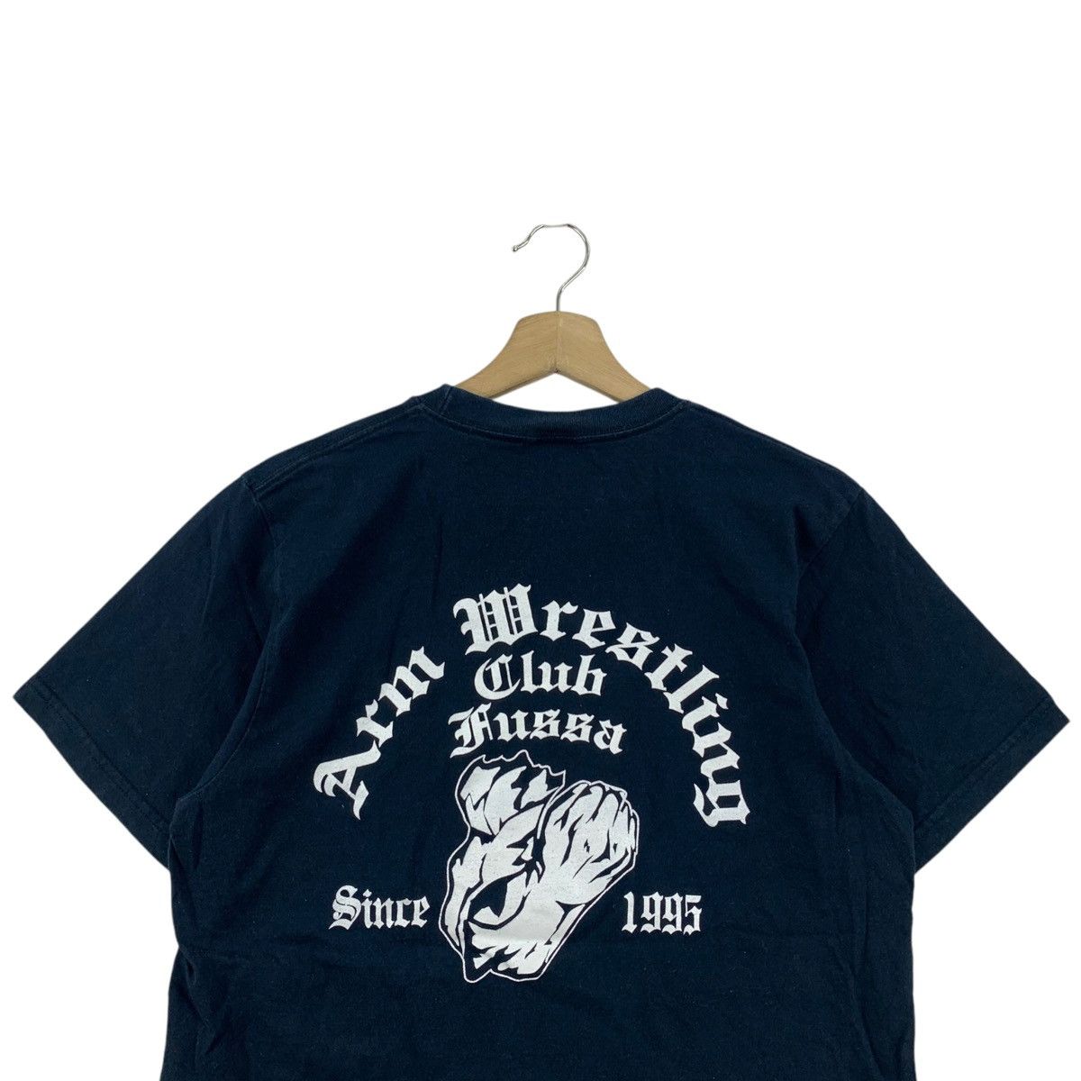 Other ARM WRESTLING Club Since 1995 Print Navy Short Sleeve Shirt Size US M / EU 48-50 / 2 - 2 Thumbnail