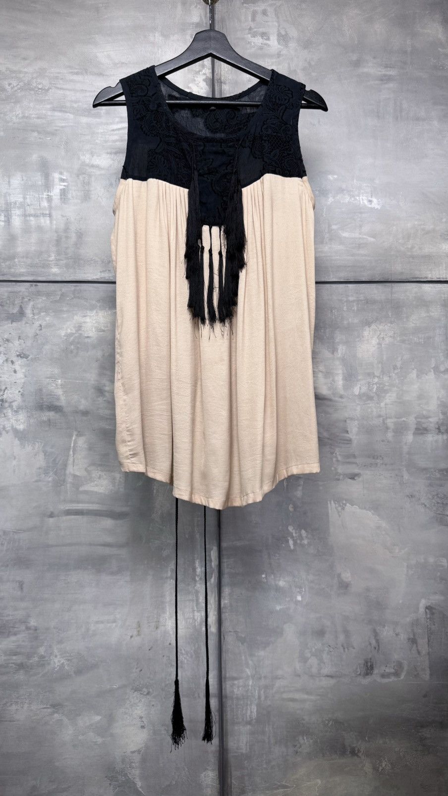 Ann Demeulemeester Silk top with lace 36-40 Size XS / US 0-2 / IT 36-38 - 2 Thumbnail