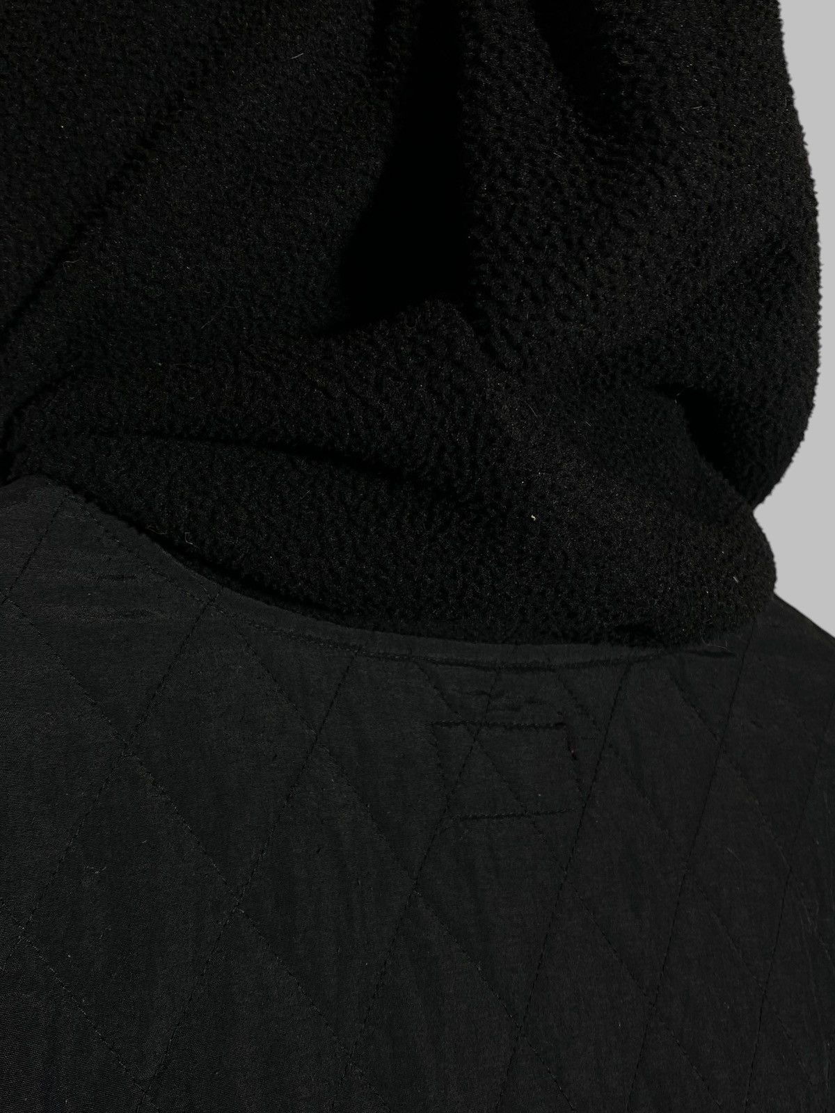 Supreme Supreme Hooded Fleece Nylon Shirt Jacket Black Size US M / EU 48-50 / 2 - 21 Thumbnail