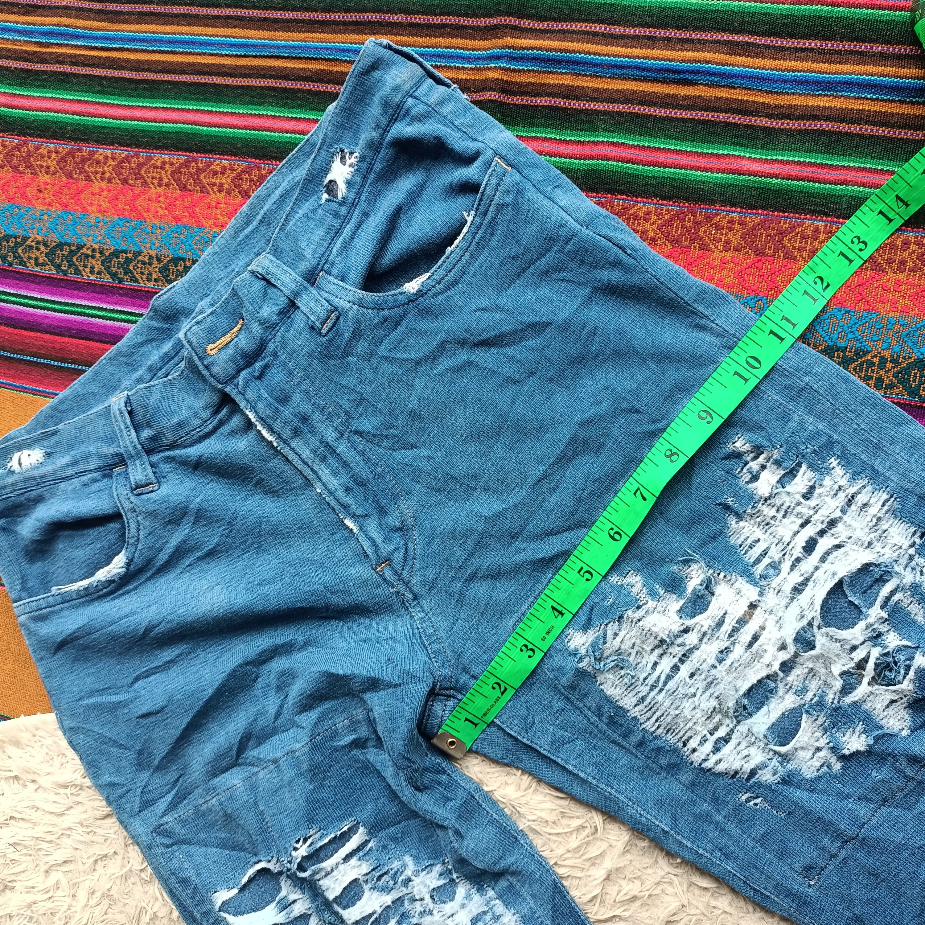 TALKING ABOUT THE ABSTRACTION Talking About The Abstraction buckle back ripped pants Size US 31 - 18 Thumbnail
