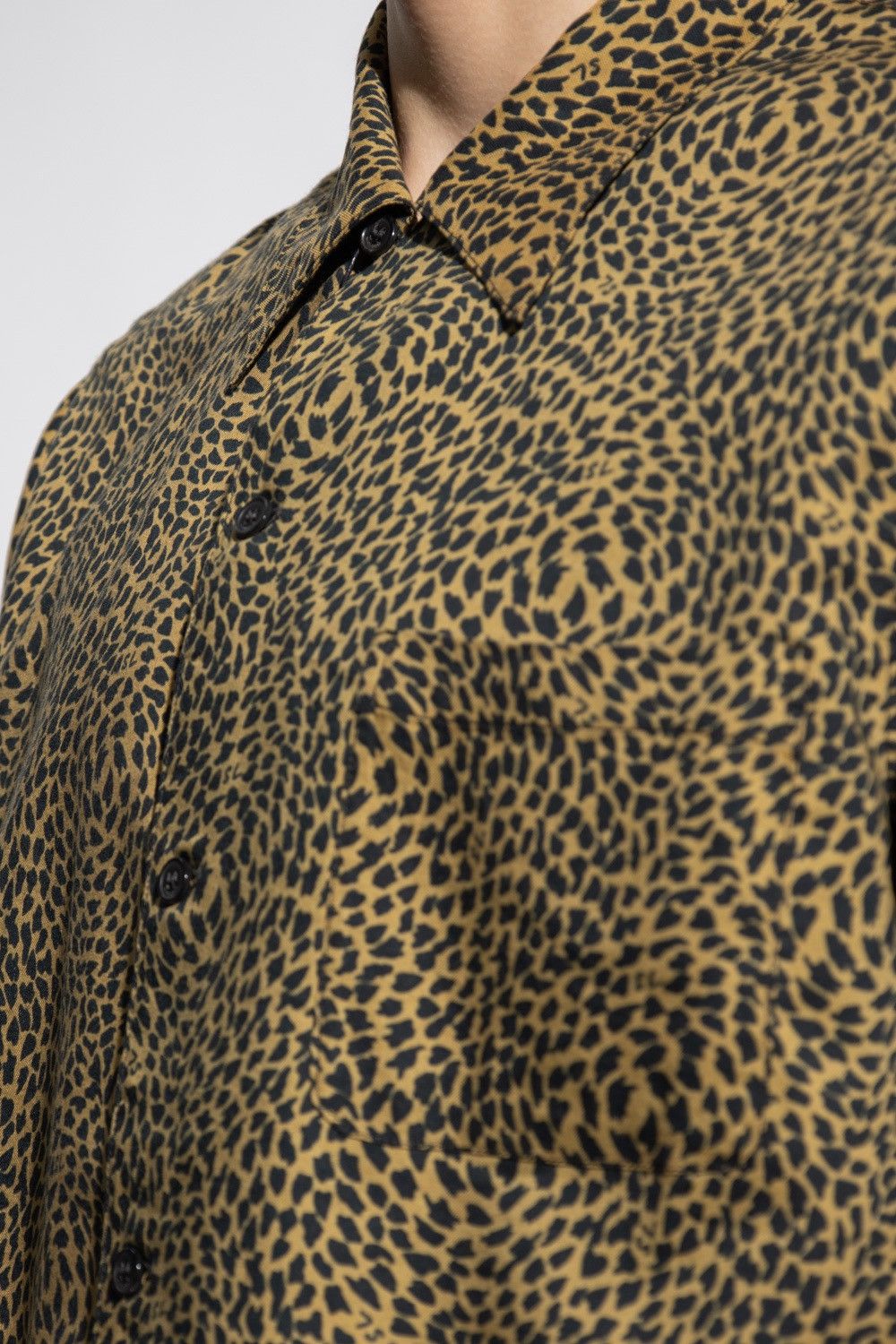 Saint Laurent Paris $1k 🤑 SS23 Saint Laurent logo leopard print shirt camp Size US L / EU 52-54 / 3 - 7 Thumbnail