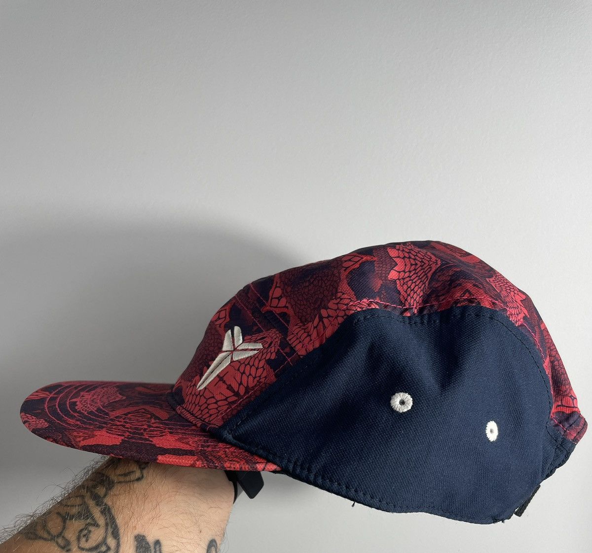 Nike Nike Kobe Bryant 5-phanel cap Mamba Red Dark Navy Blue Size ONE SIZE - 3 Thumbnail