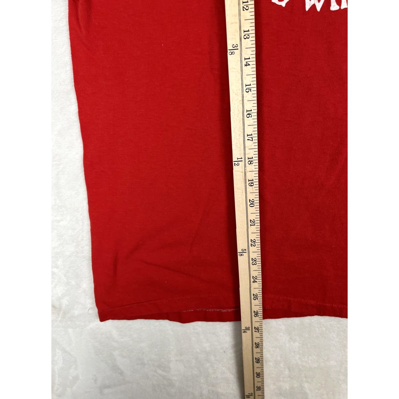 Vintage VINTAGE Kerman High School T-Shirt Mens Red Crew Neck Short Sleeve Graphic Print 80s Lions M/L Size M L Size US M / EU 48-50 / 2 - 5 Thumbnail