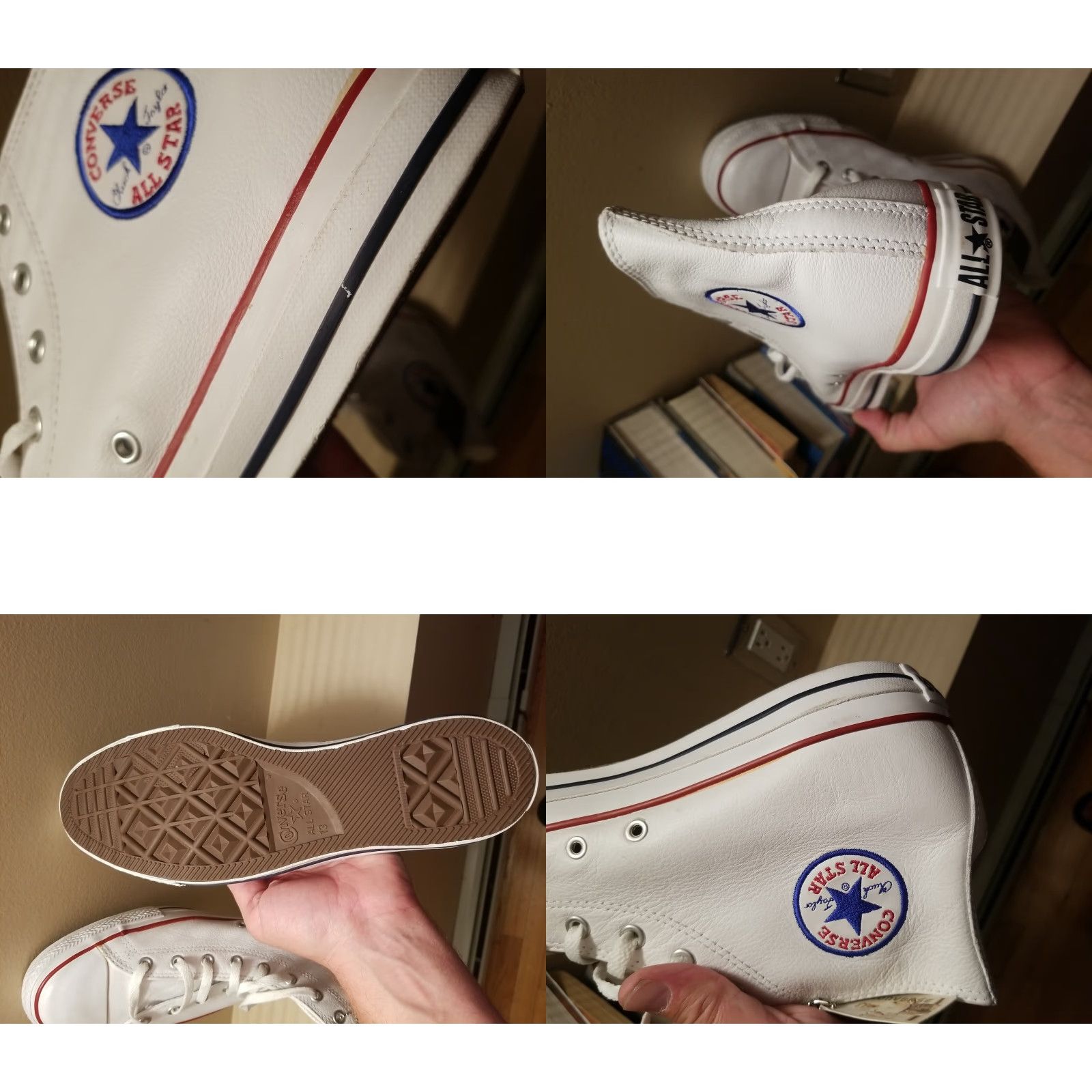 Converse Converse Chuck Taylor All Star White High Top Sneaker Men Sz 13 Size US 13 / EU 46 - 8 Thumbnail