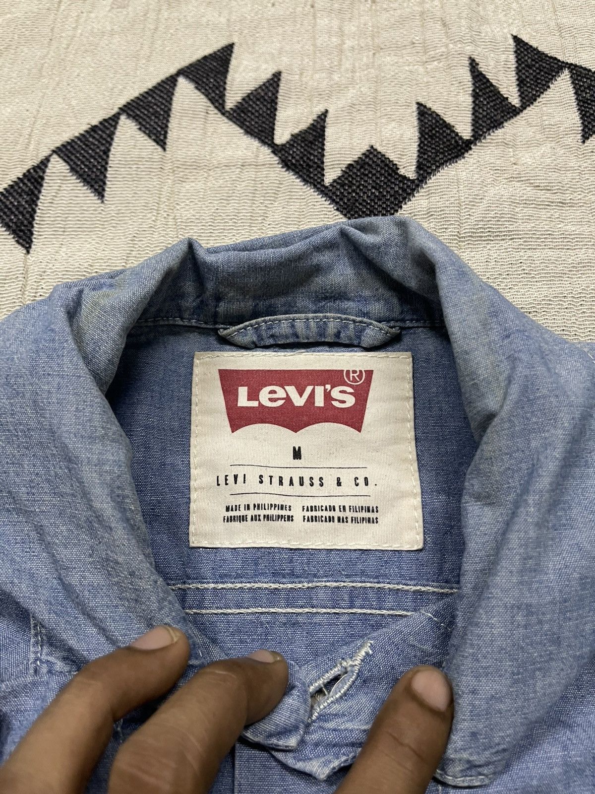 Levi's 2000s LEVIS SOFT DENIM LIGHT JACKET Size US M / EU 48-50 / 2 - 10 Thumbnail
