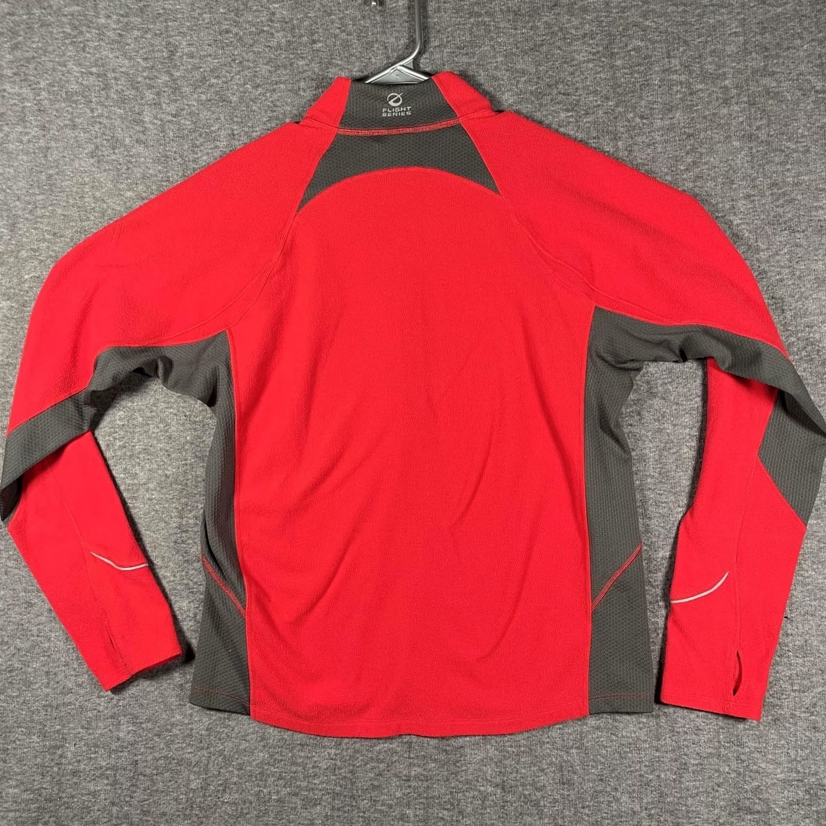 The North Face The North Face Flight Series Pullover Mens M Red Grey 1/4 Zip Fleece Top Size US M / EU 48-50 / 2 - 2 Thumbnail