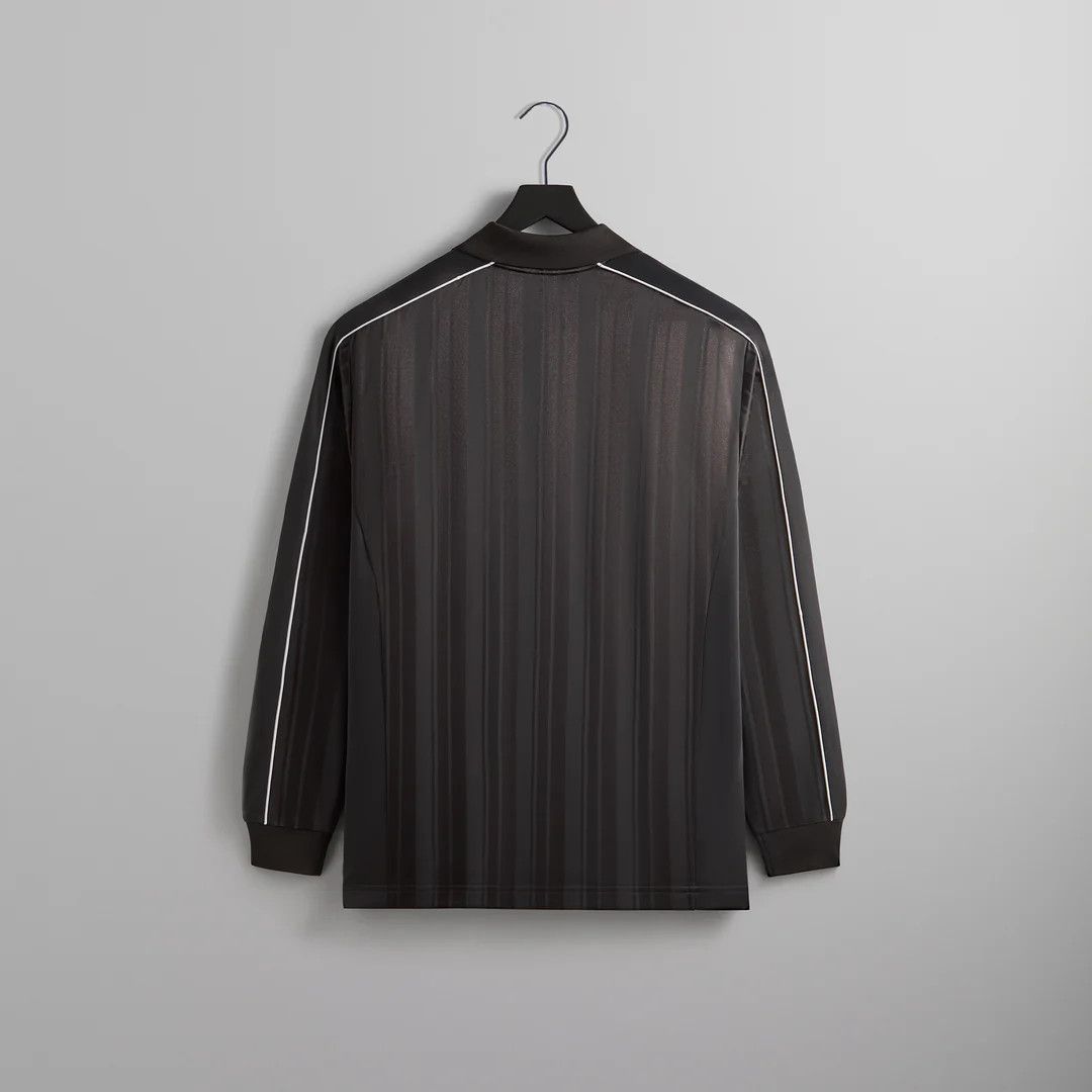 Kith Kith Pinstripe Tricot Panelled Tap In Polo Size US L / EU 52-54 / 3 - 3 Thumbnail
