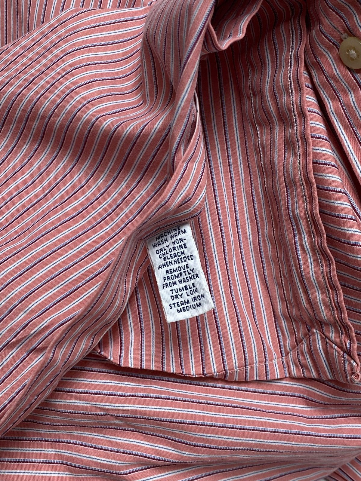 Polo Ralph Lauren 90s Vintage RALPH LAUREN Pink Striped Button Up Shirt Size US L / EU 52-54 / 3 - 4 Thumbnail