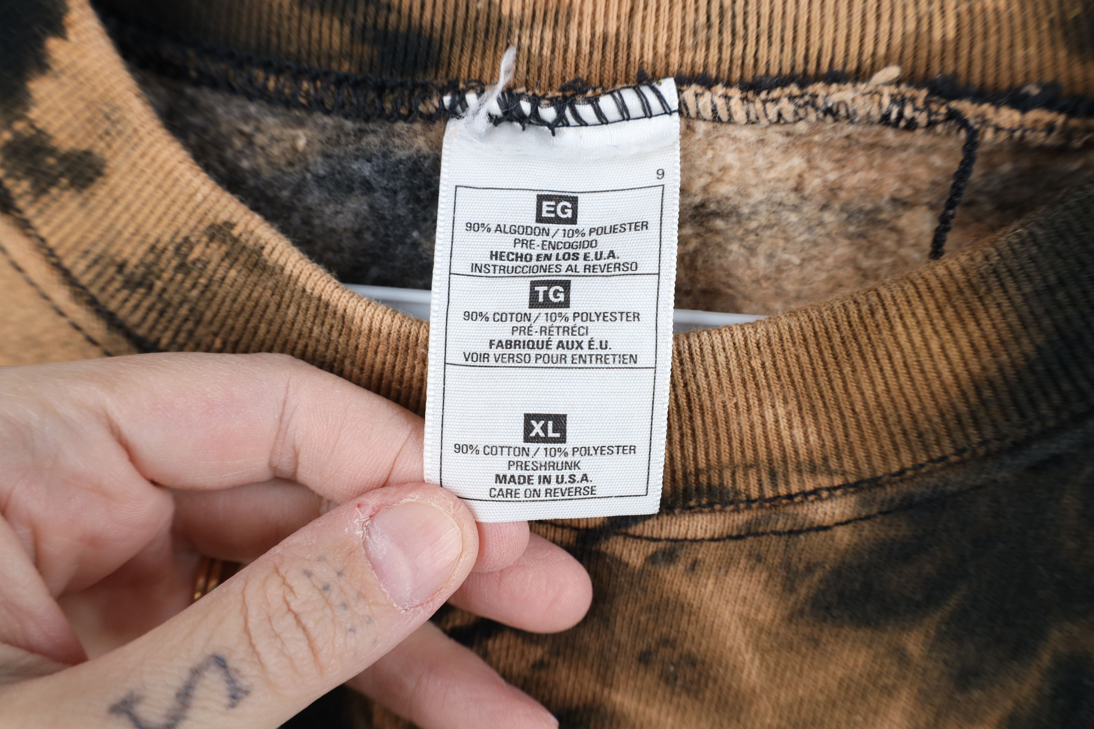 Vintage Vintage 90s Streetwear Wash New York Central Park Sweatshirt Size XL / US 12-14 / IT 48-50 - 5 Thumbnail