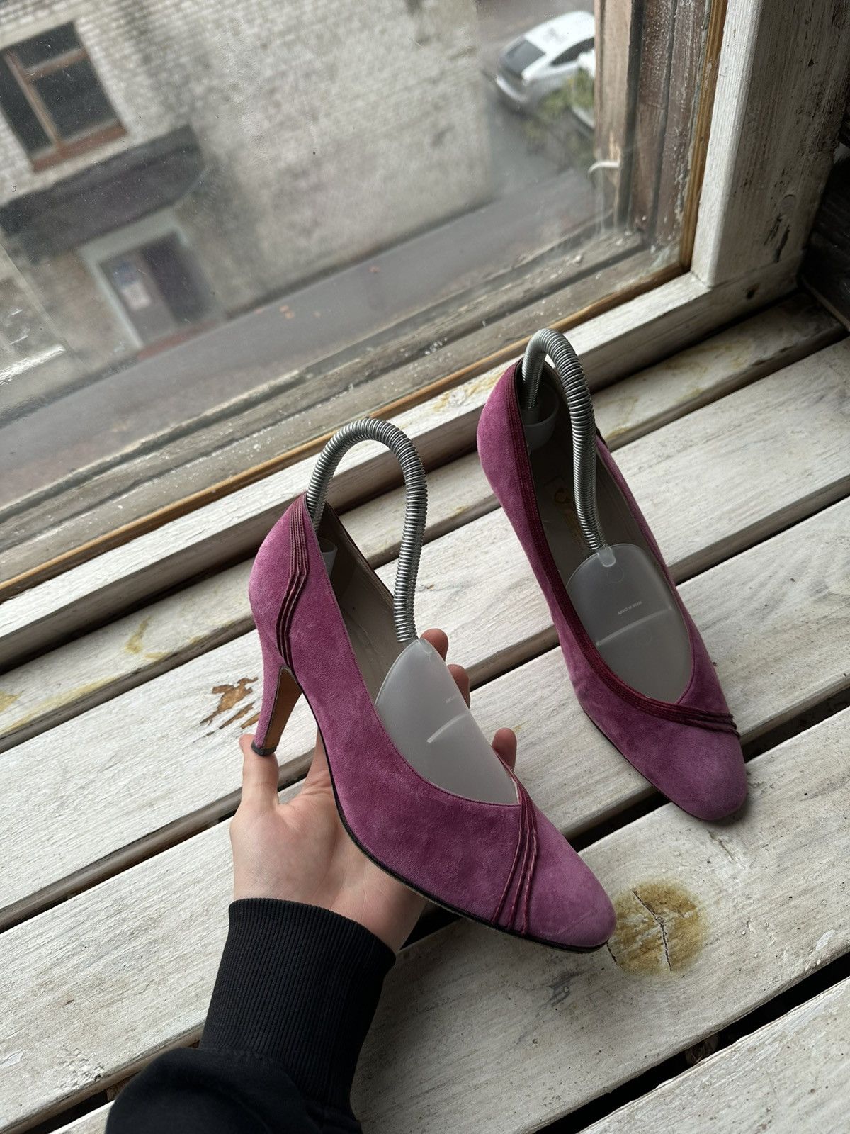 Gucci 🚨ARHIVE GUCCI HEELS LUXURY RARE PINK OLD MONEY Size US 7.5 / IT 37.5 - 1 Thumbnail