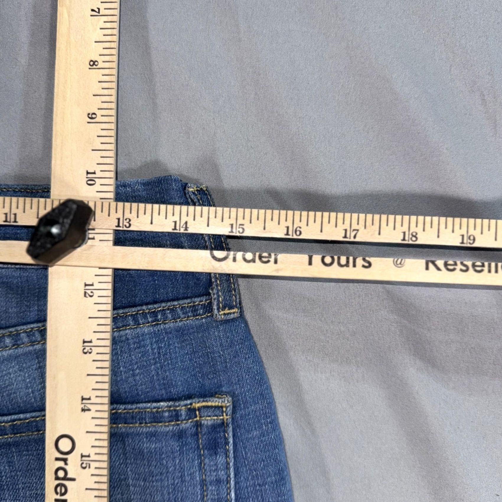 Outerknown Outerknown Jeans Womens 27 Blue S.E.A. Slim Straight Button Fly Denim Made USA Size 27" / US 4 / IT 40 - 5 Thumbnail