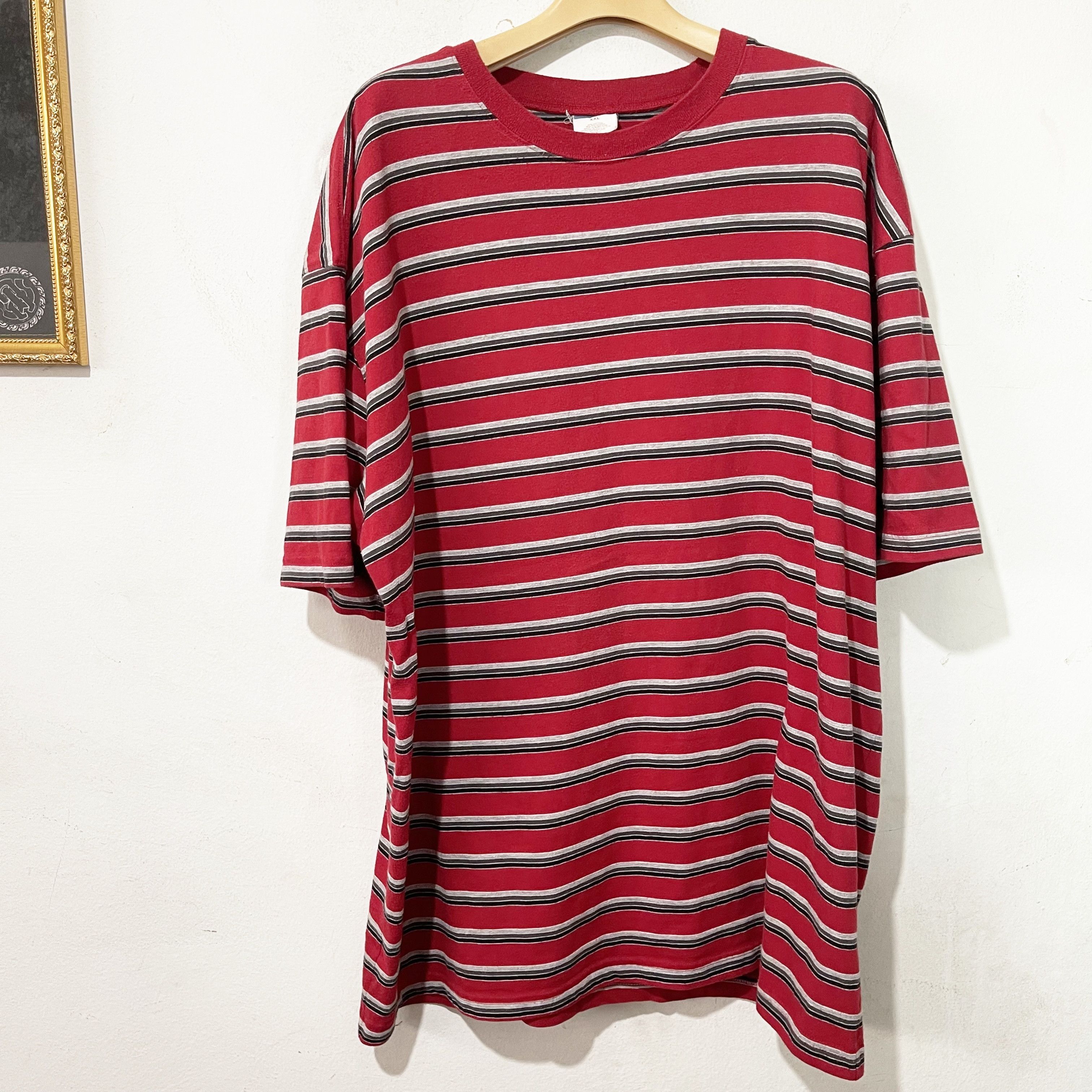 Vintage Vintage Striped Shirt Size US XXL / EU 58 / 5 - 1 Thumbnail