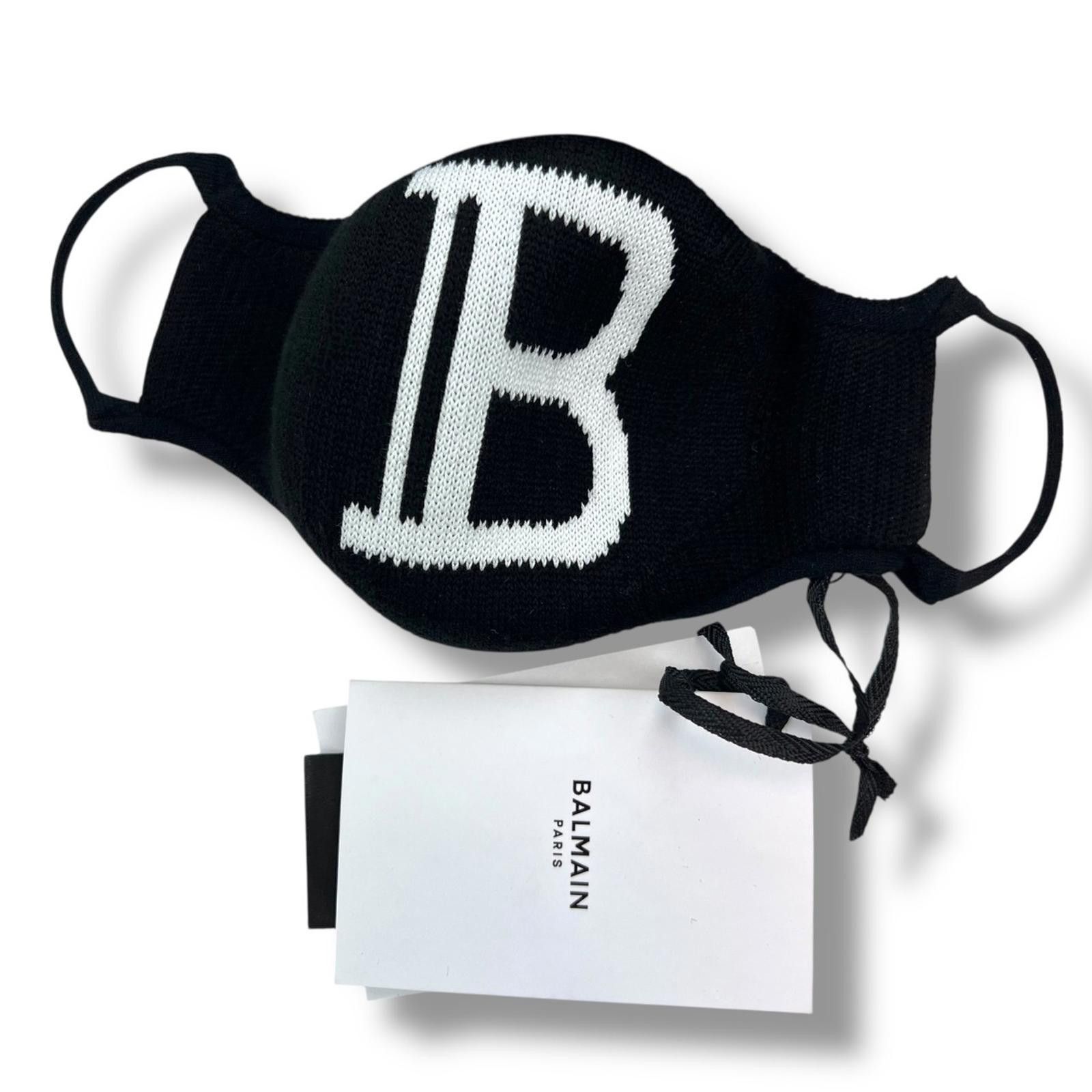 Balmain Balmain Black Face Mask Size ONE SIZE - 3 Thumbnail