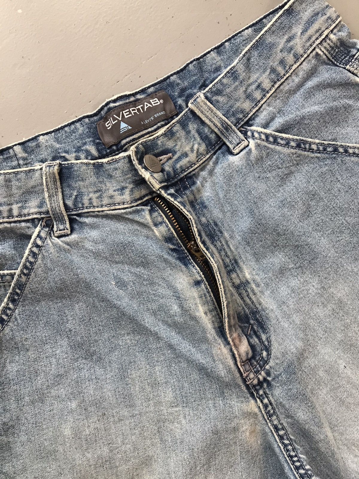 Levi's × Vintage Vintage Levi’s Strauss & co silver tab denim jort Size US 31 - 4 Thumbnail