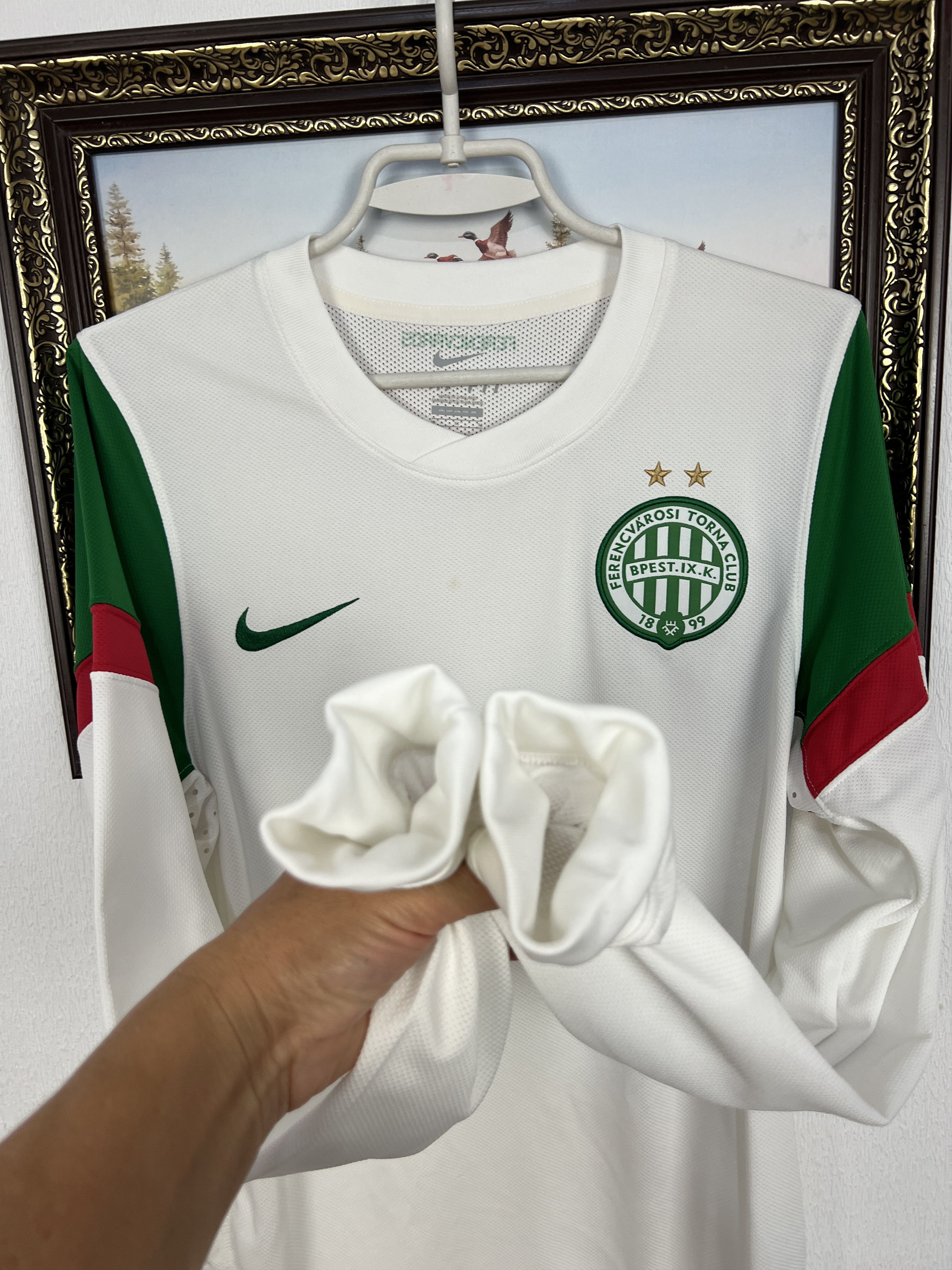 Nike Ferencvaros 2010 Away Football Shirt Soccer Nike Long Sleeve Size US M / EU 48-50 / 2 - 7 Thumbnail