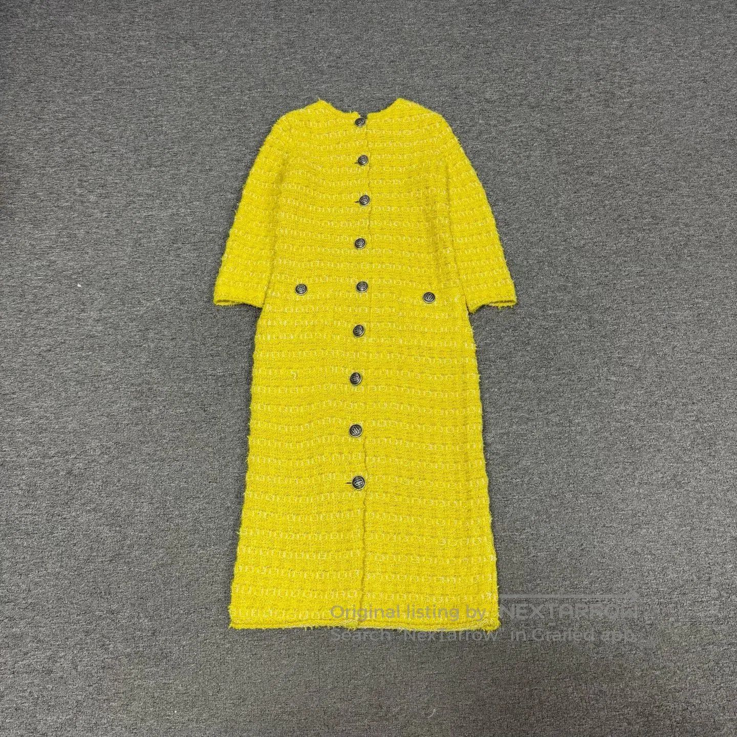 Balenciaga Balenciaga Runway Reversible Tweed Dress. Size S / US 4 / IT 40 - 2 Thumbnail