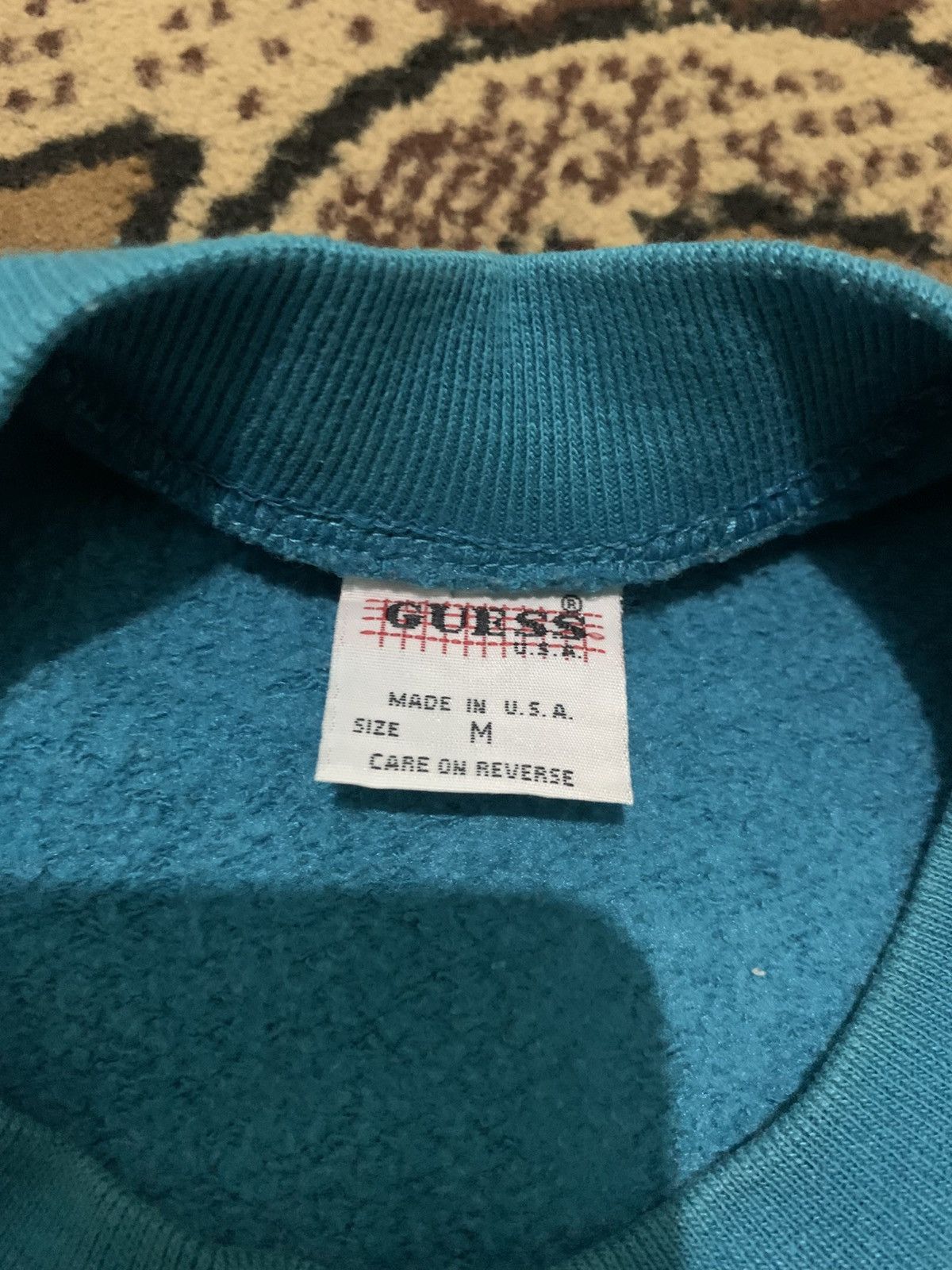 Guess Vintage 90s Guess Tri Angle Sweatshirt Size US M / EU 48-50 / 2 - 3 Thumbnail