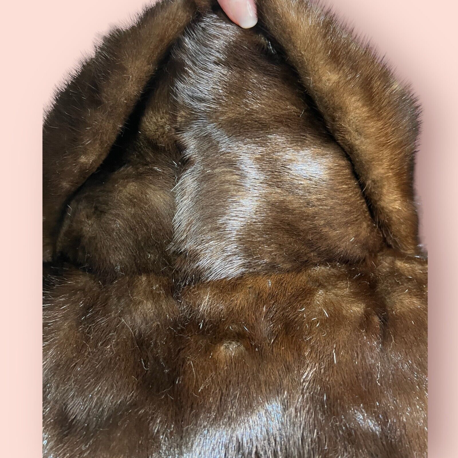 Vintage I. Magnin Vintage Mink Stole Cape Wrap Shrug Brown Size XS / US 0-2 / IT 36-38 - 3 Thumbnail
