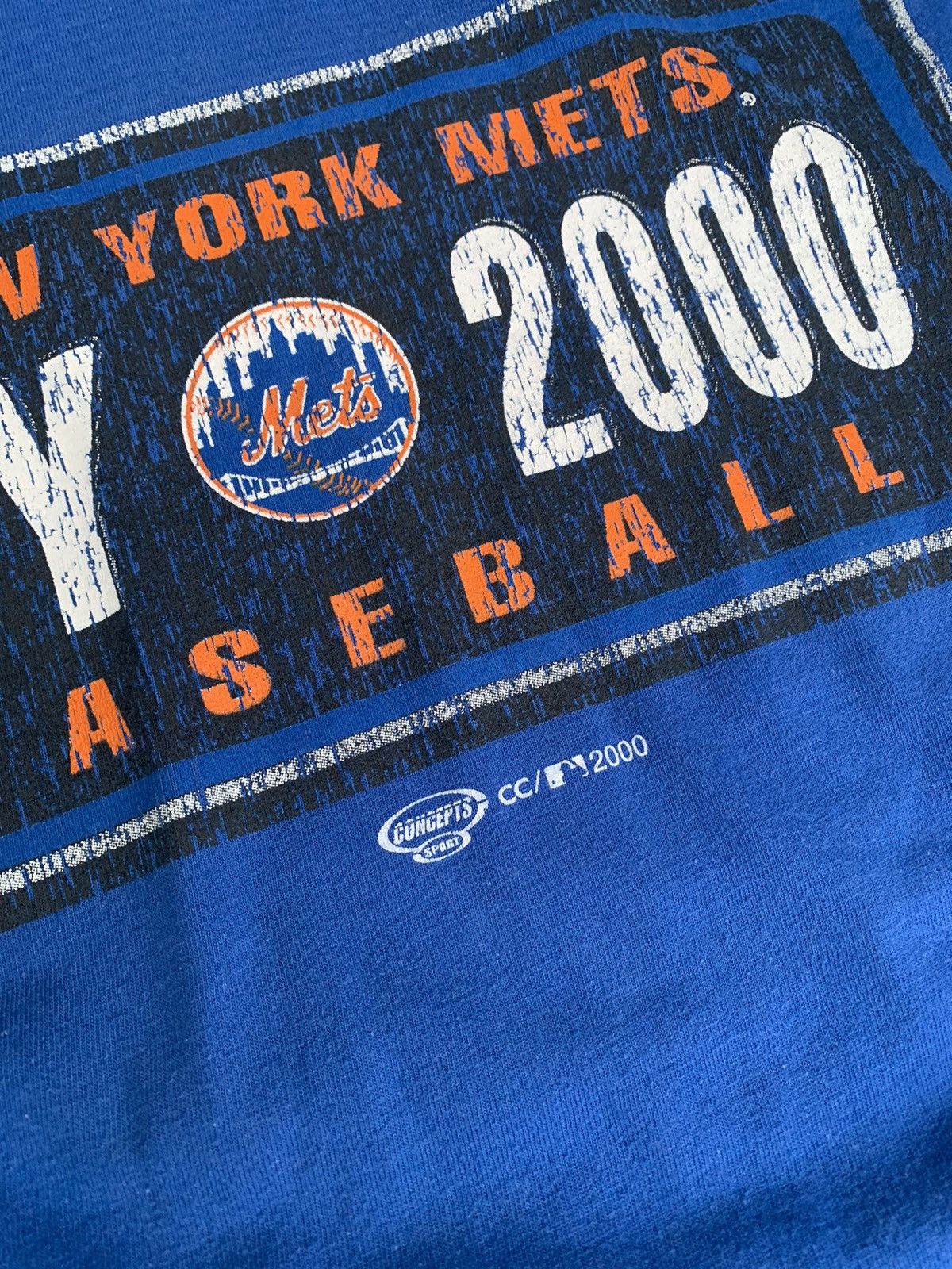 MLB × Vintage Vintage NY Mets T shirt Size US L / EU 52-54 / 3 - 3 Thumbnail