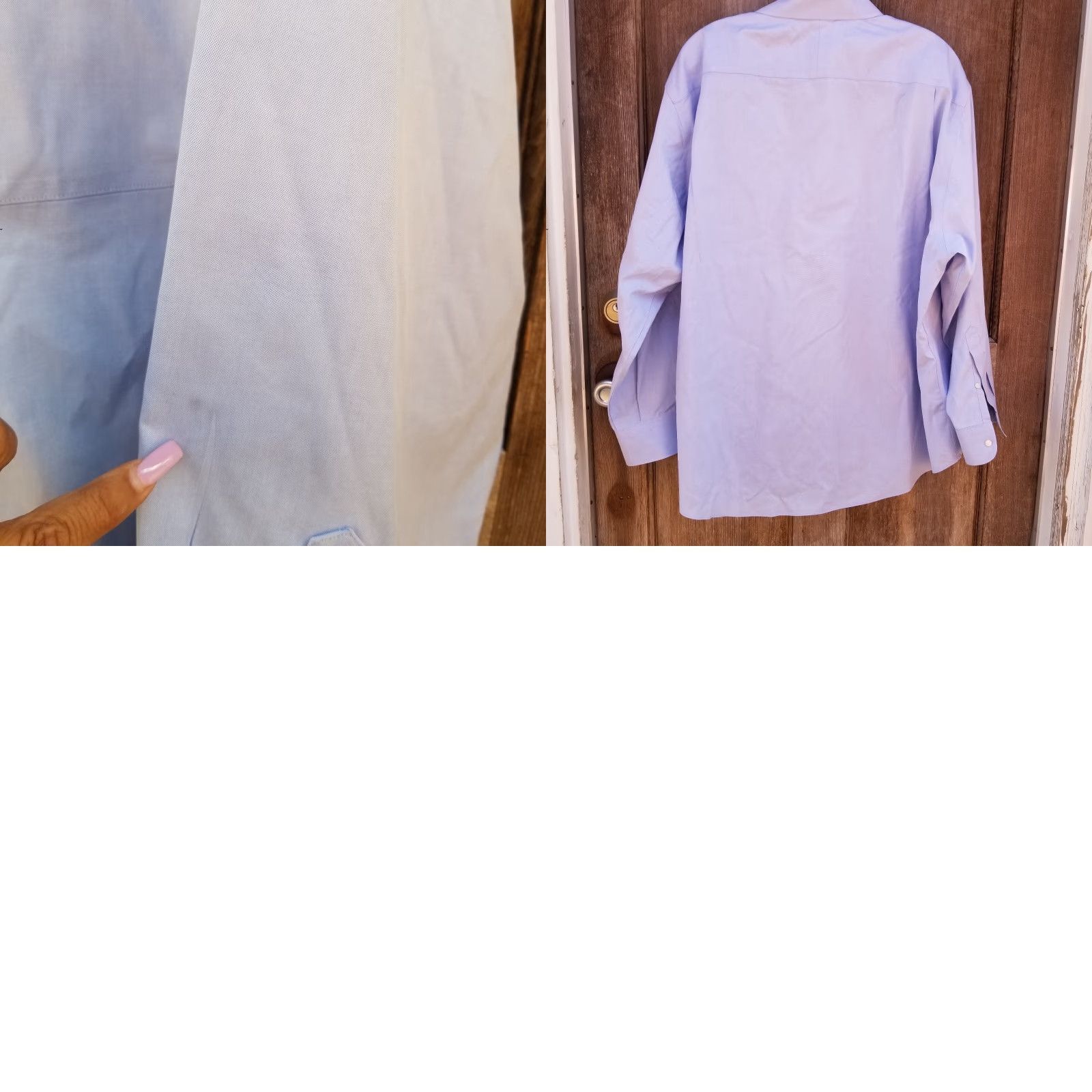 Nordstrom Nordstrom Smart Care Classic Fit Men's Long Sleeve Shirt Blue 17 1/2 / 33 Plaid 100% Cotton Button Down Wrinkle Free Adjustable Smartcare Mens Shirt Size US XXL / EU 58 / 5 - 8 Thumbnail