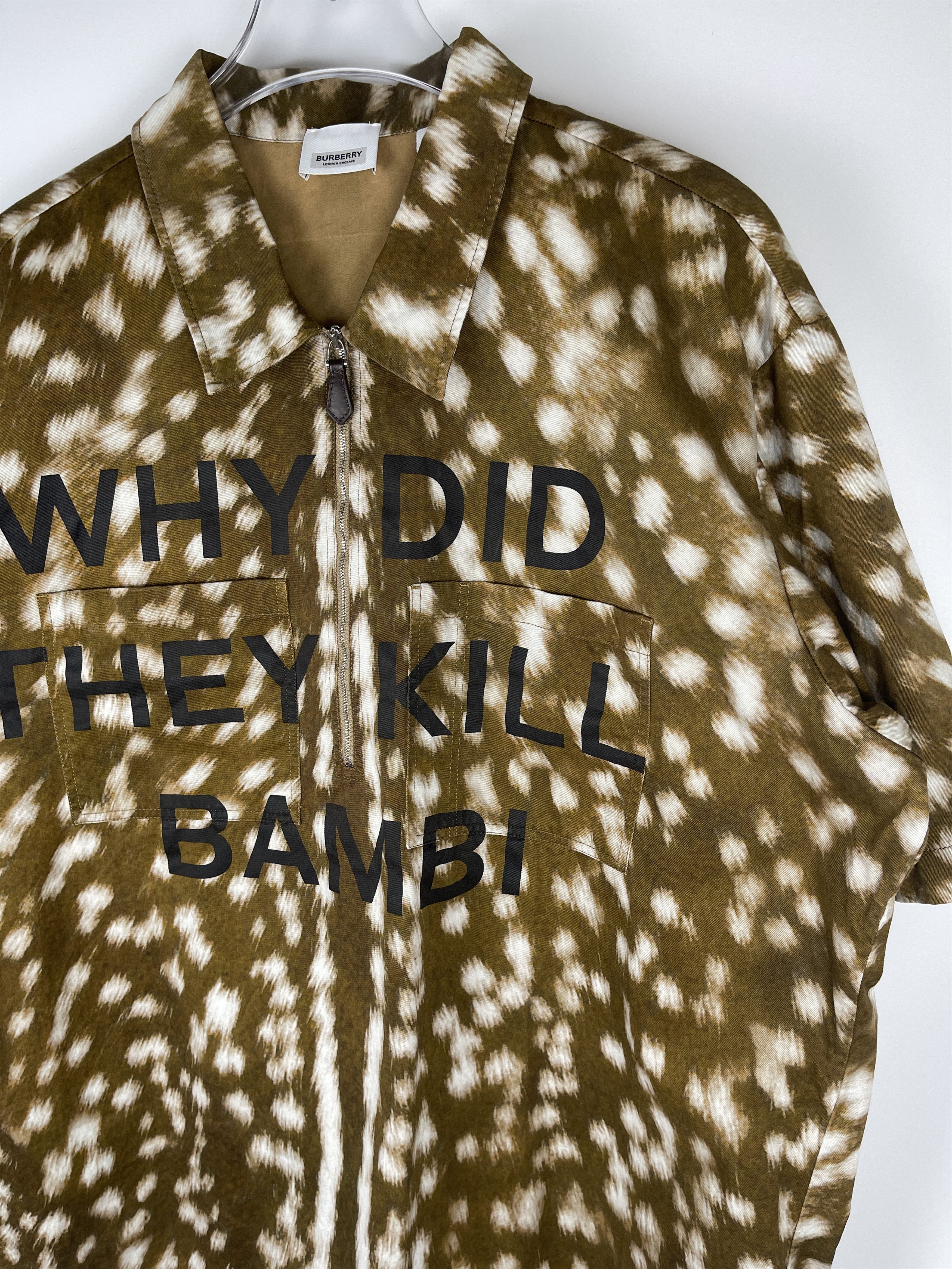 Burberry Burberry F/W2019 All-over Bambi Shirt Size US XL / EU 56 / 4 - 4 Thumbnail
