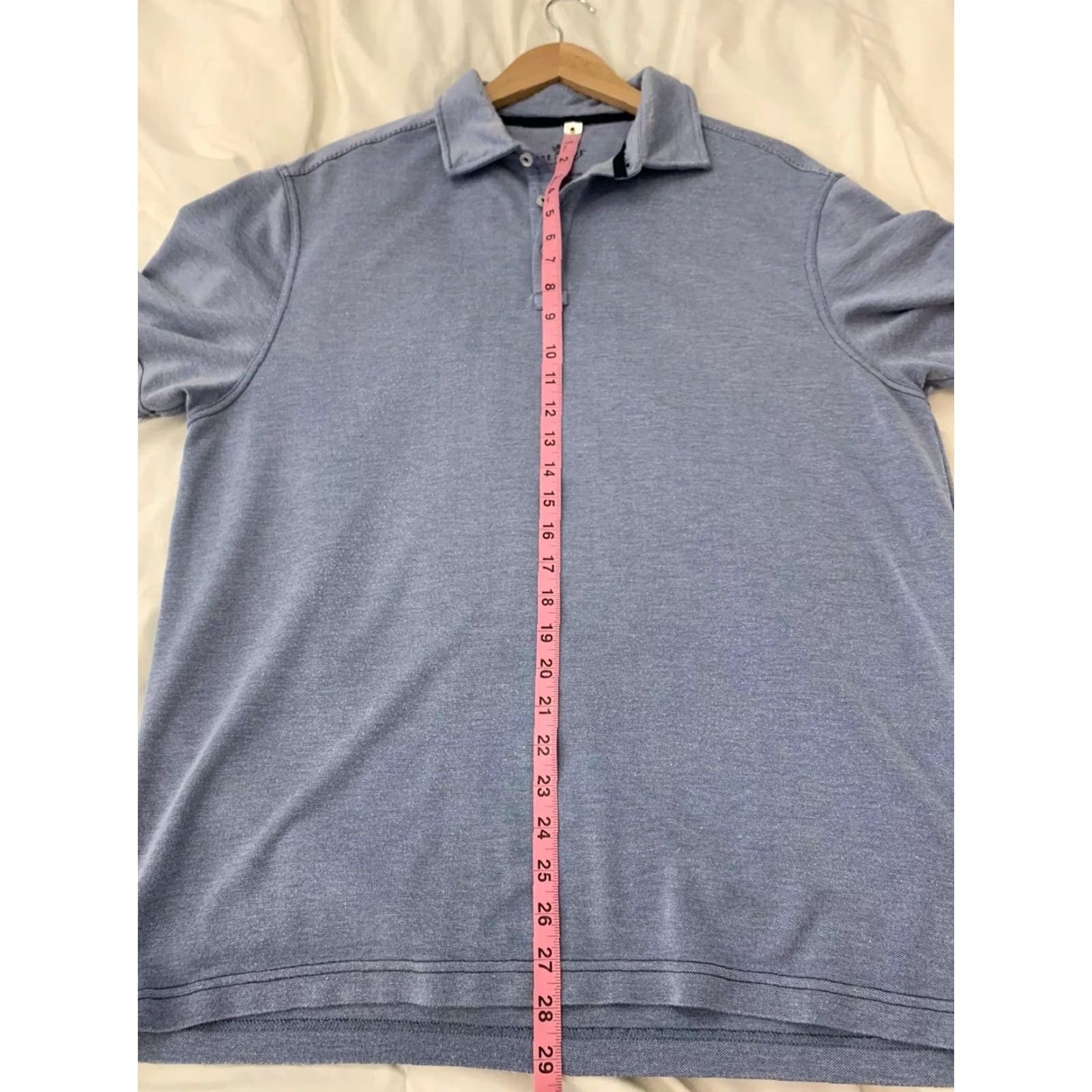 Nat Nast NAT NAST Polo Shirt Men L Blue Short Sleeve Button Front Rugby Shirt NAT NAST Blue Polo Large L Men Color Blue Button-Up Shirt Size US L / EU 52-54 / 3 - 8 Thumbnail