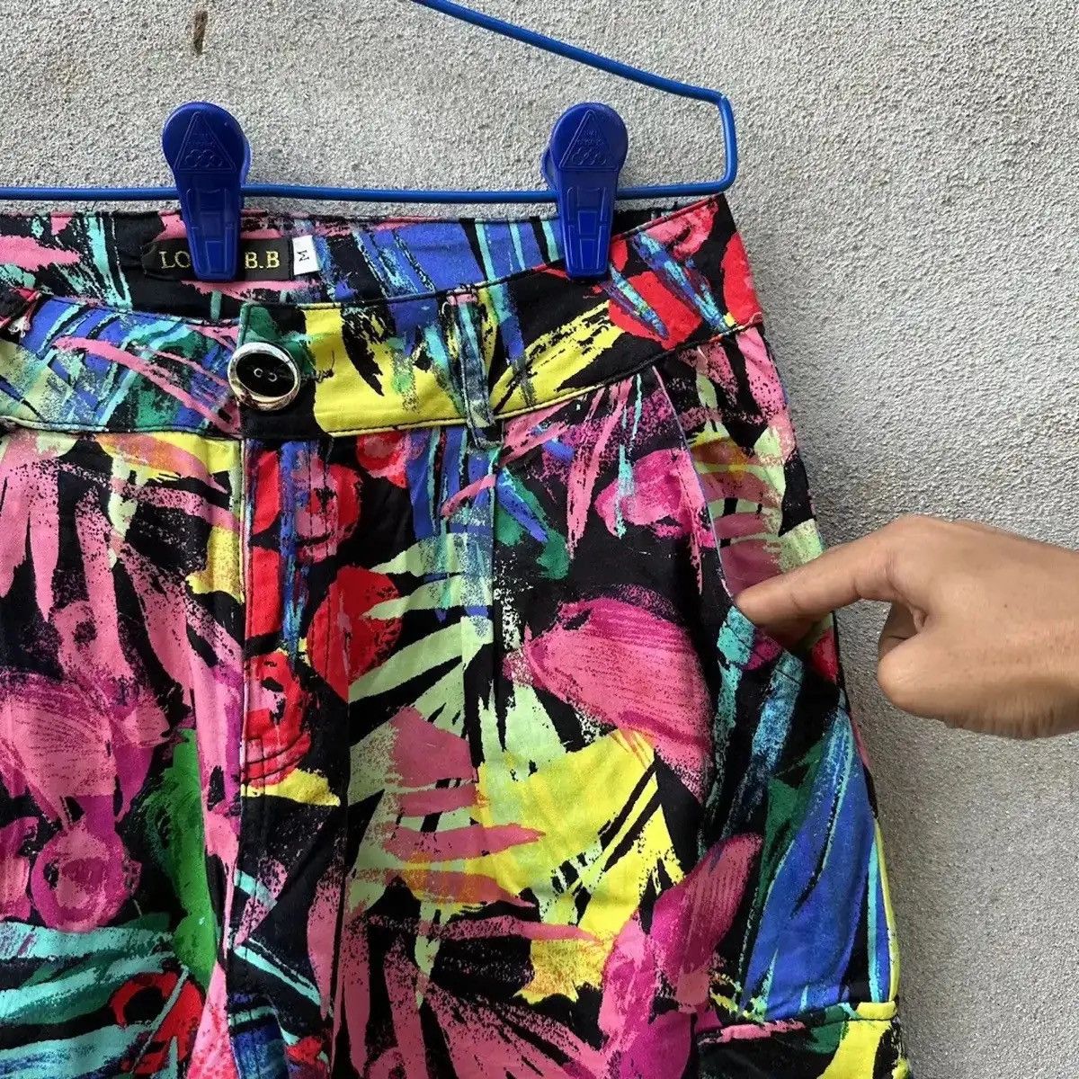 Japanese Brand NICE DESIGN‼️ALL OVER PRINTED TROUSERS WIDELEGS BAGGY CARGO Size US 29 - 5 Thumbnail