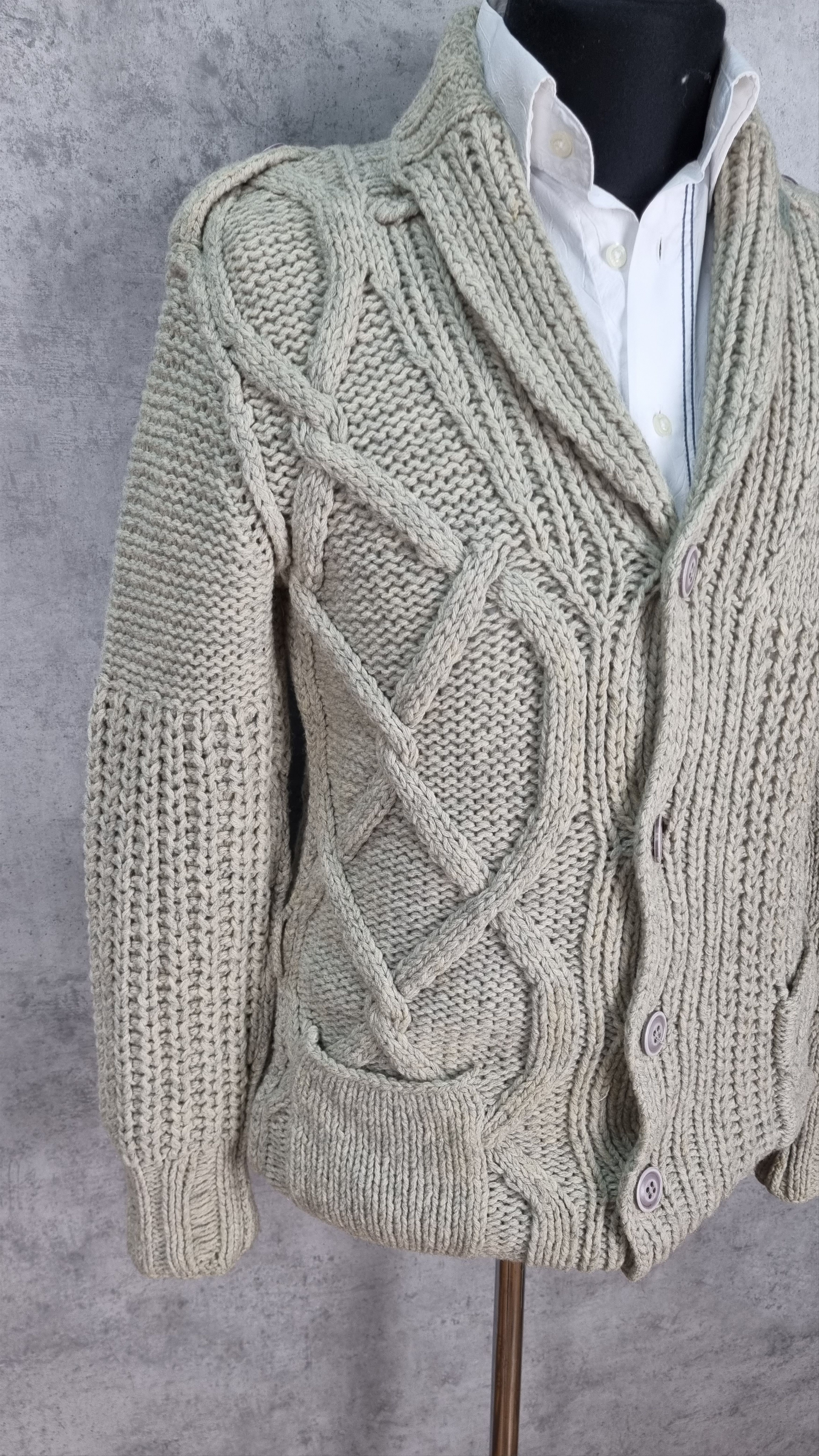 Diesel × Vintage Diesel Gorgeous Heavy Knitted Cardigan Size US S / EU 44-46 / 1 - 8 Thumbnail