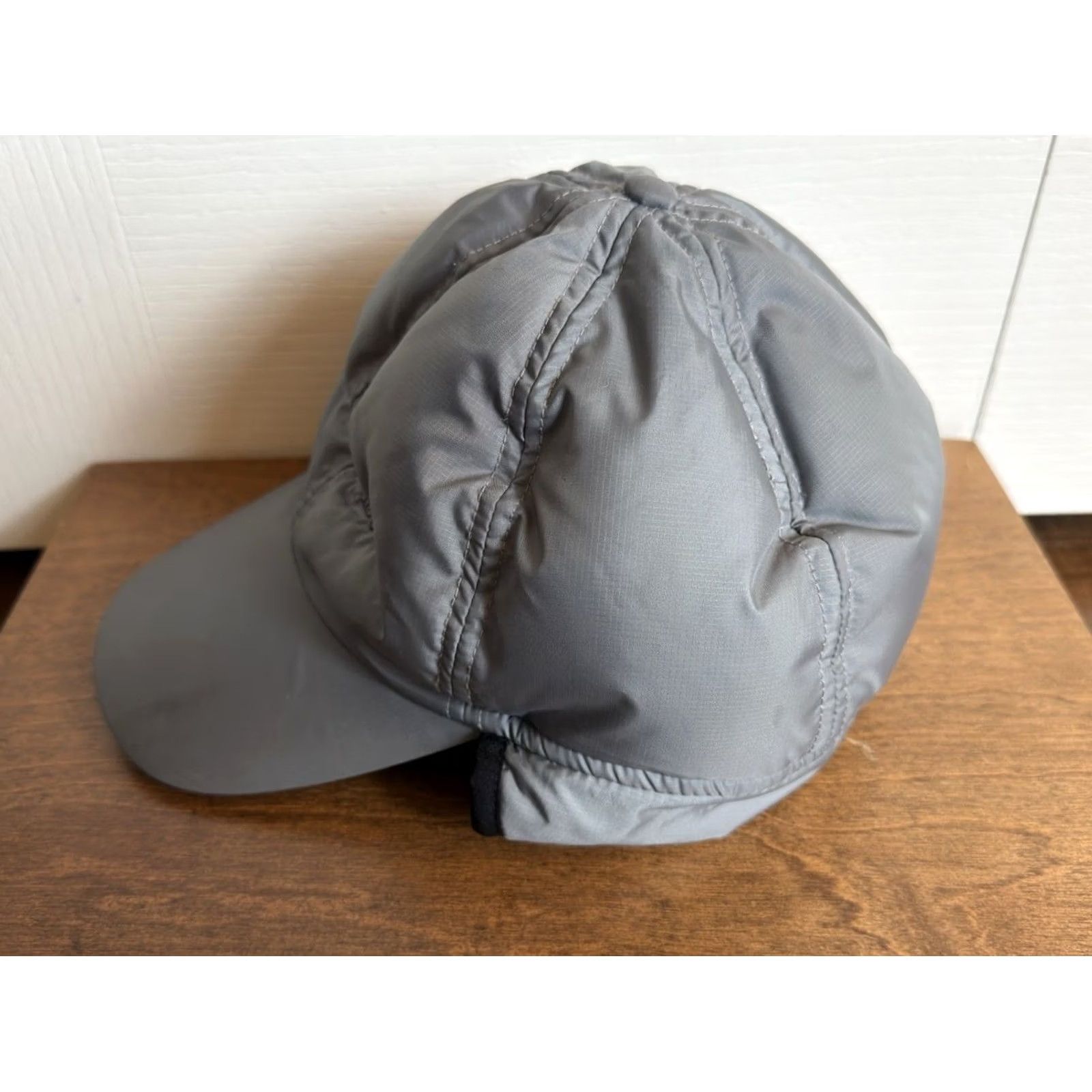 Eddie Bauer Eddie Bauer Trapper Hat Cap ear flap L/XL Gray Fleece Lined Goose Down Filled Mens Winter Insulated Size US L / EU 52-54 / 3 - 3 Thumbnail