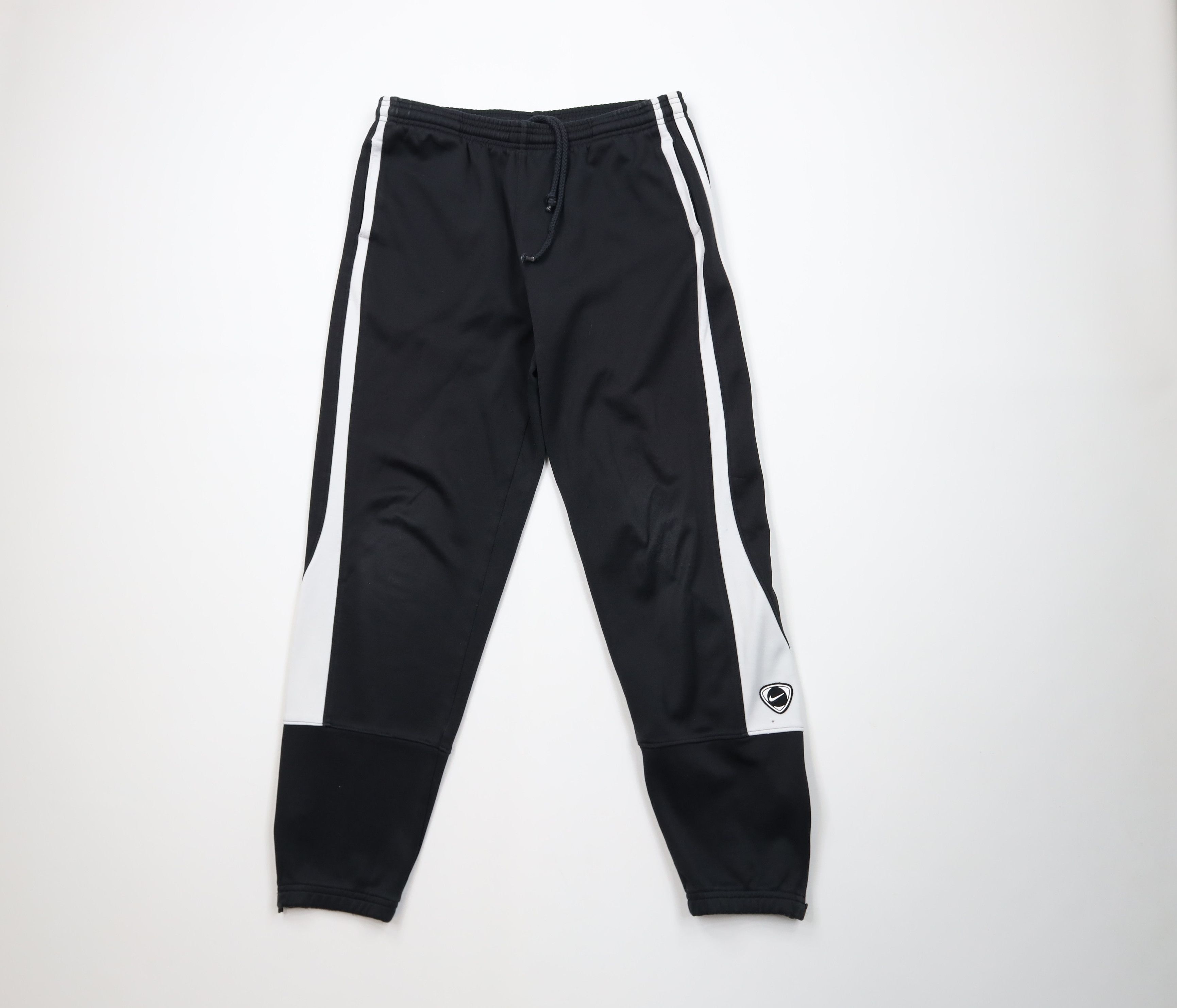 Nike Vintage 90s Y2K Nike Total 90 Soccer Joggers Pants Black Size US 32 / EU 48 - 1 Thumbnail