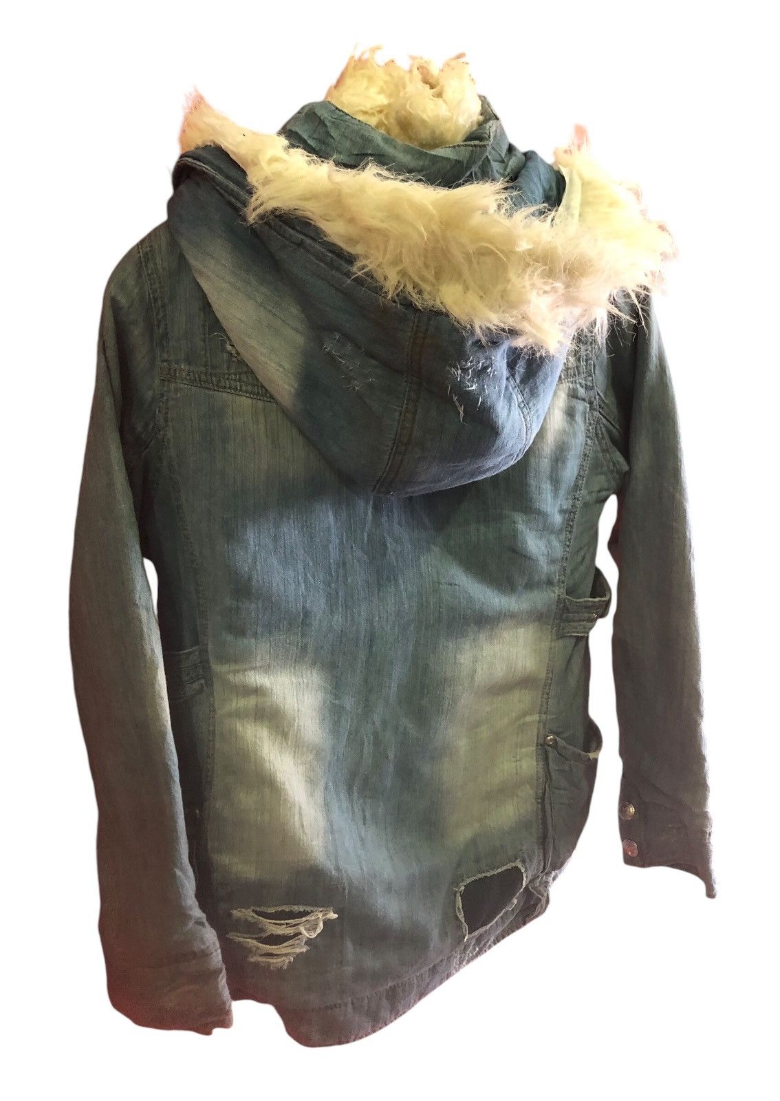 If Six Was Nine × Japanese Brand × Le Grande Bleu (L.G.B.) Rare!!Blue Backs Distressed Zipper Jacket Size US S / EU 44-46 / 1 - 5 Thumbnail