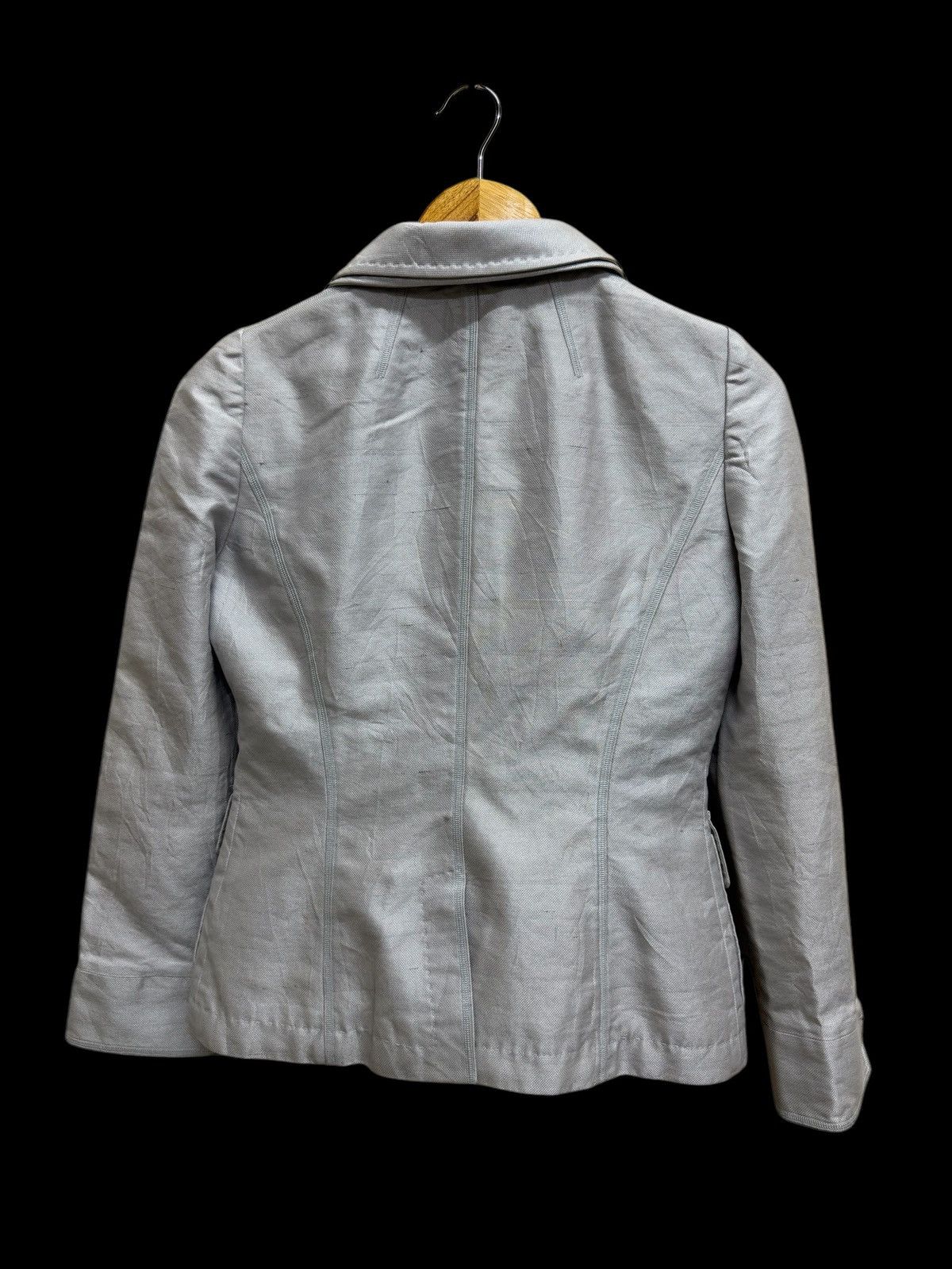 Dolce & Gabbana Dolce & Gabbana Women’s Career Double Colar Linen Blazer Size XS / US 0-2 / IT 36-38 - 2 Thumbnail