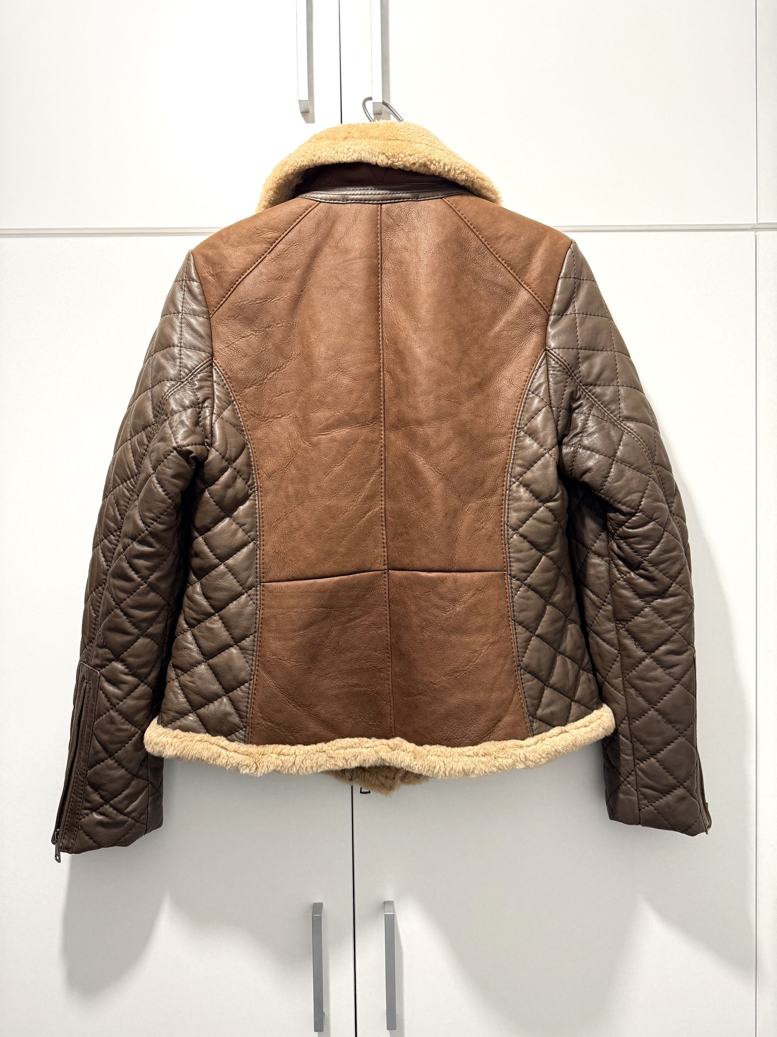 Other Werner Christ Shearling Lambskin Biker Jacket Size M / US 6-8 / IT 42-44 - 4 Thumbnail