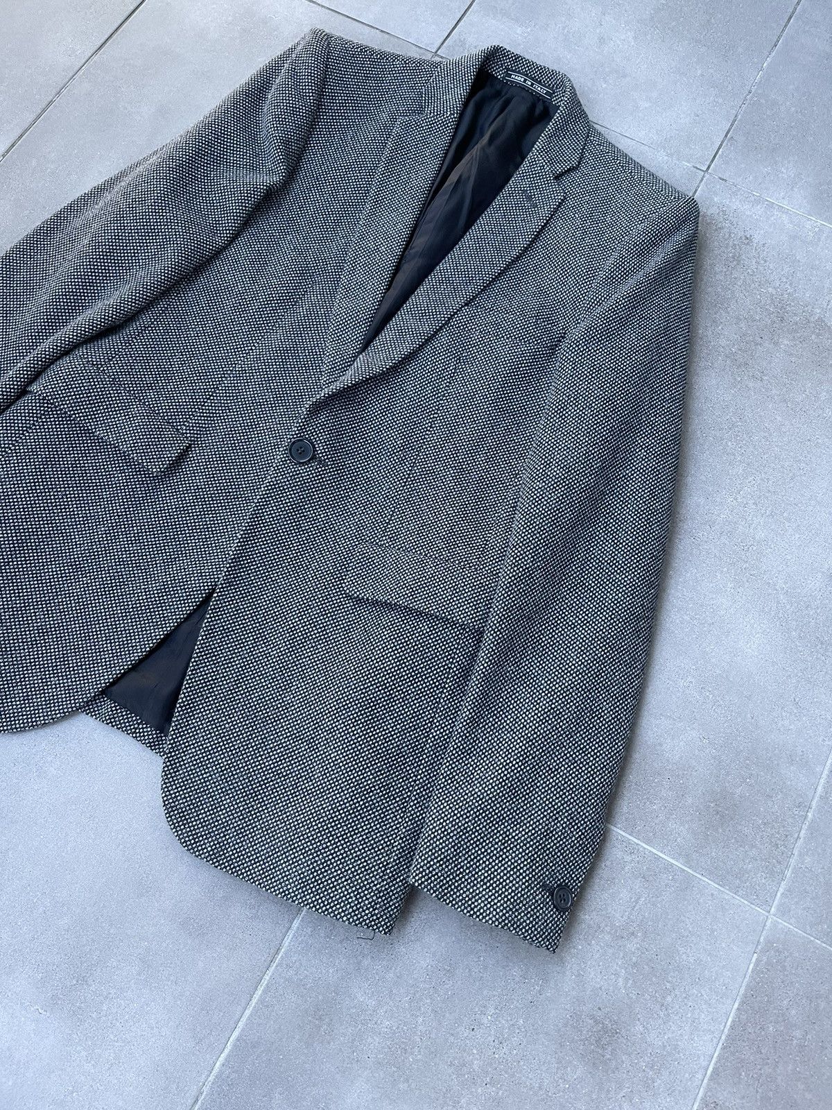Acne Studios Acne Jeans Black White Grey Wool Blazer Size US M / EU 48-50 / 2 - 8 Thumbnail