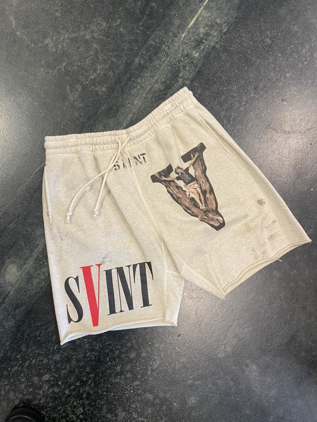 Saint Michael × Vlone Saint MXXXXXX Vlone Shorts Size US 34 / EU 50 - 1 Thumbnail