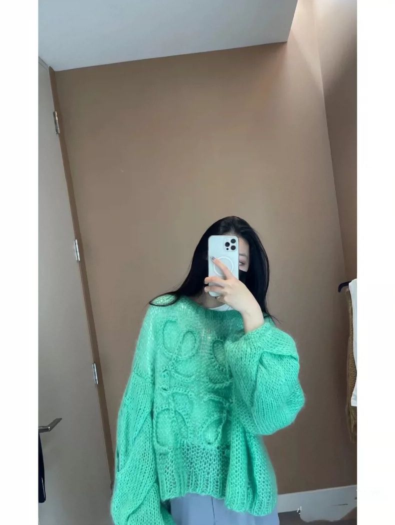 Loewe LOEWE Knitted openwork sweater Size S / US 4 / IT 40 - 7 Thumbnail