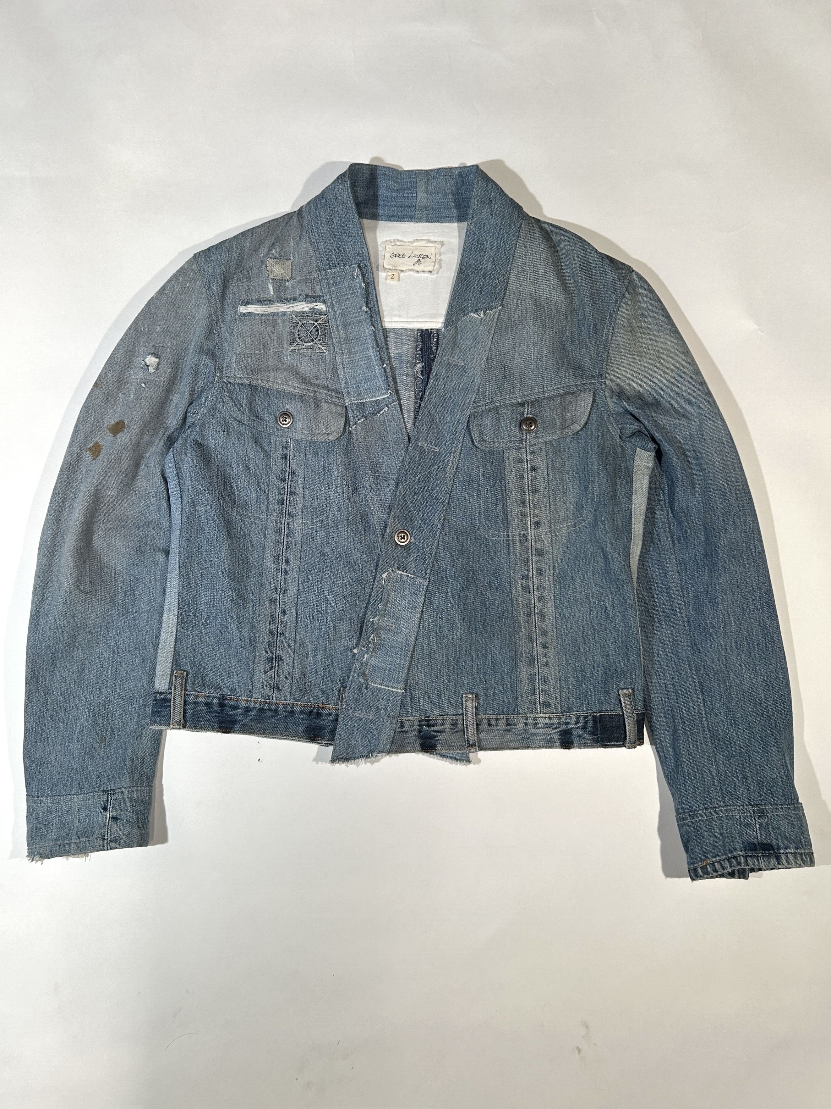Greg Lauren GREG LAUREN VINTAGE DENIM GL1 KIMONO JACKET Size US M / EU 48-50 / 2 - 1 Thumbnail