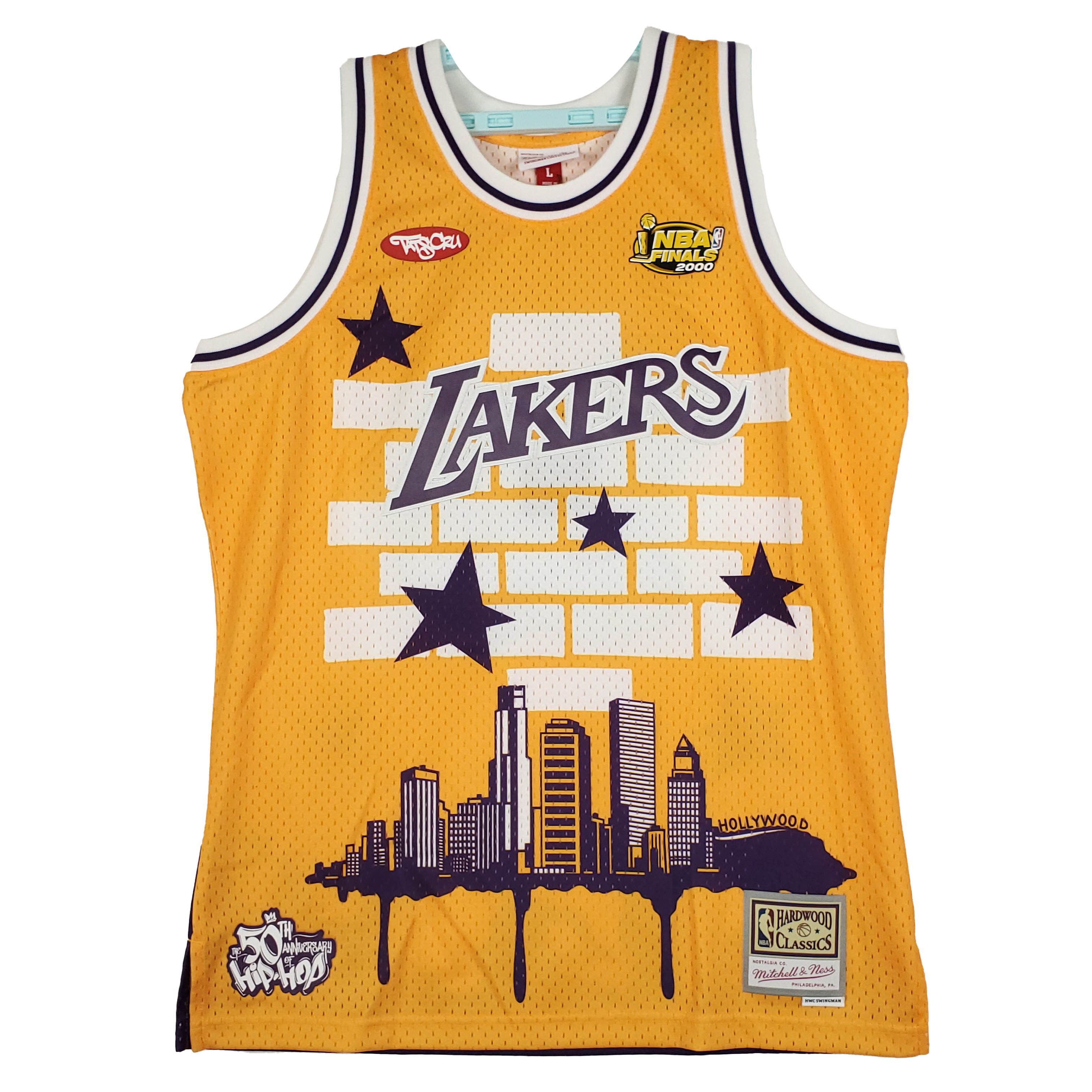 ミッチェルアンドネスコラボ　lakers ユニフォーム　bape 100% Authentic A Bathing Ape x Lakers Mitchell Ness Jersey